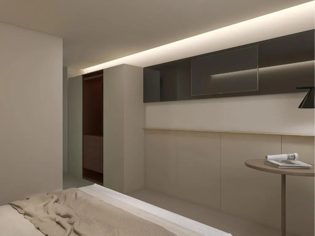 Bed in Hotel Cristallo