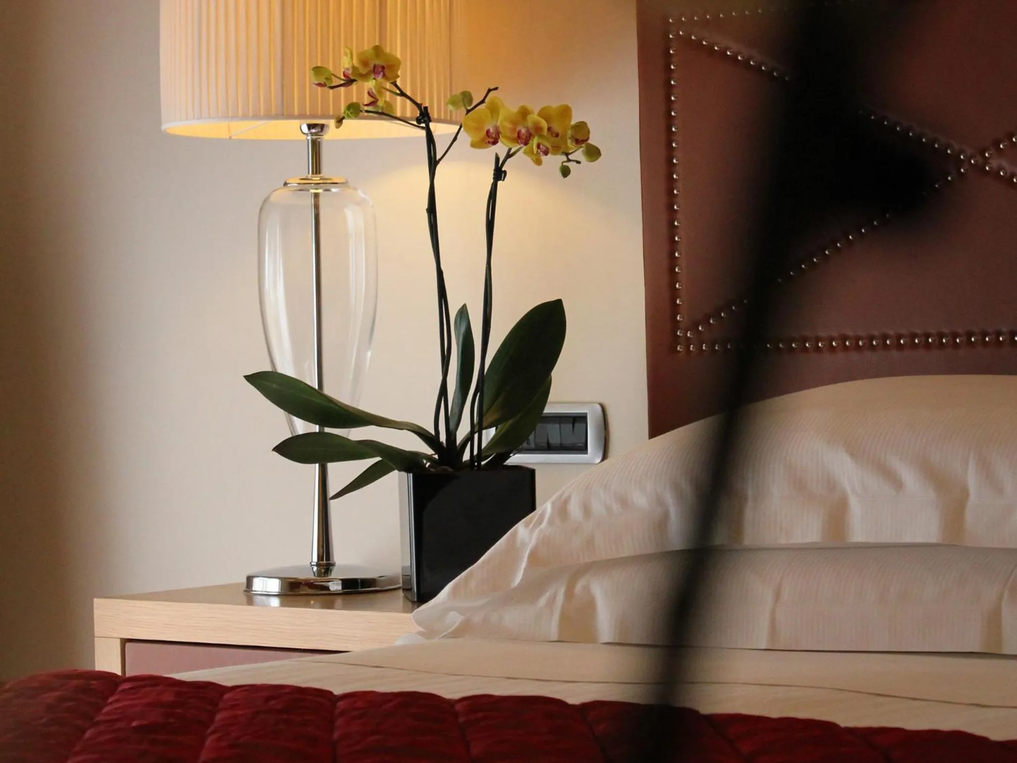 Decorative detail, Bed in Hotel Cristallo