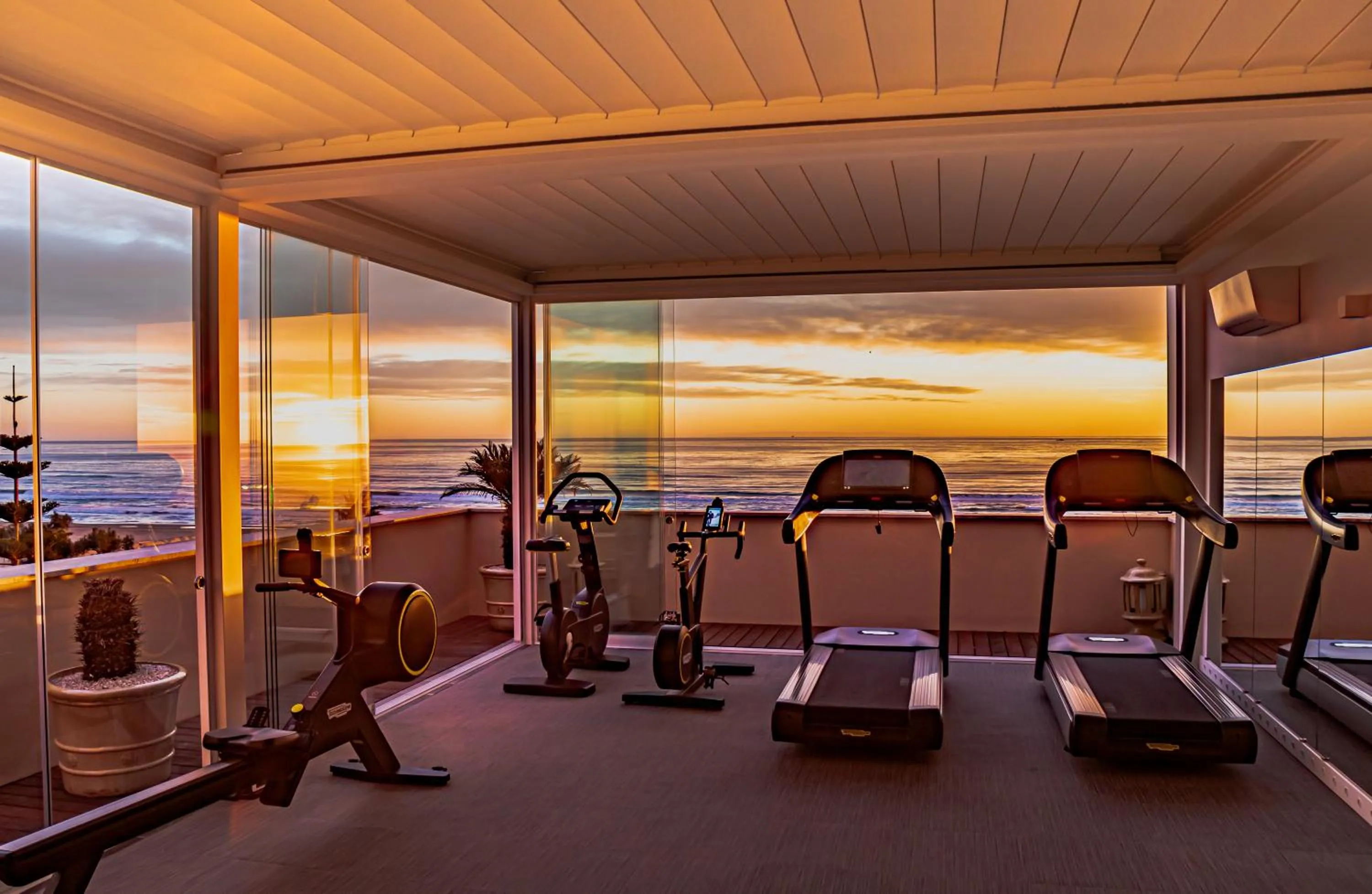 Fitness centre/facilities in Hotel Cristallo