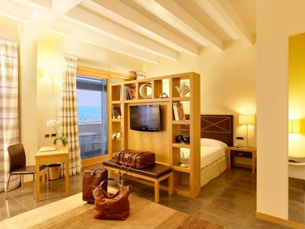 Bed in Hotel Cristallo