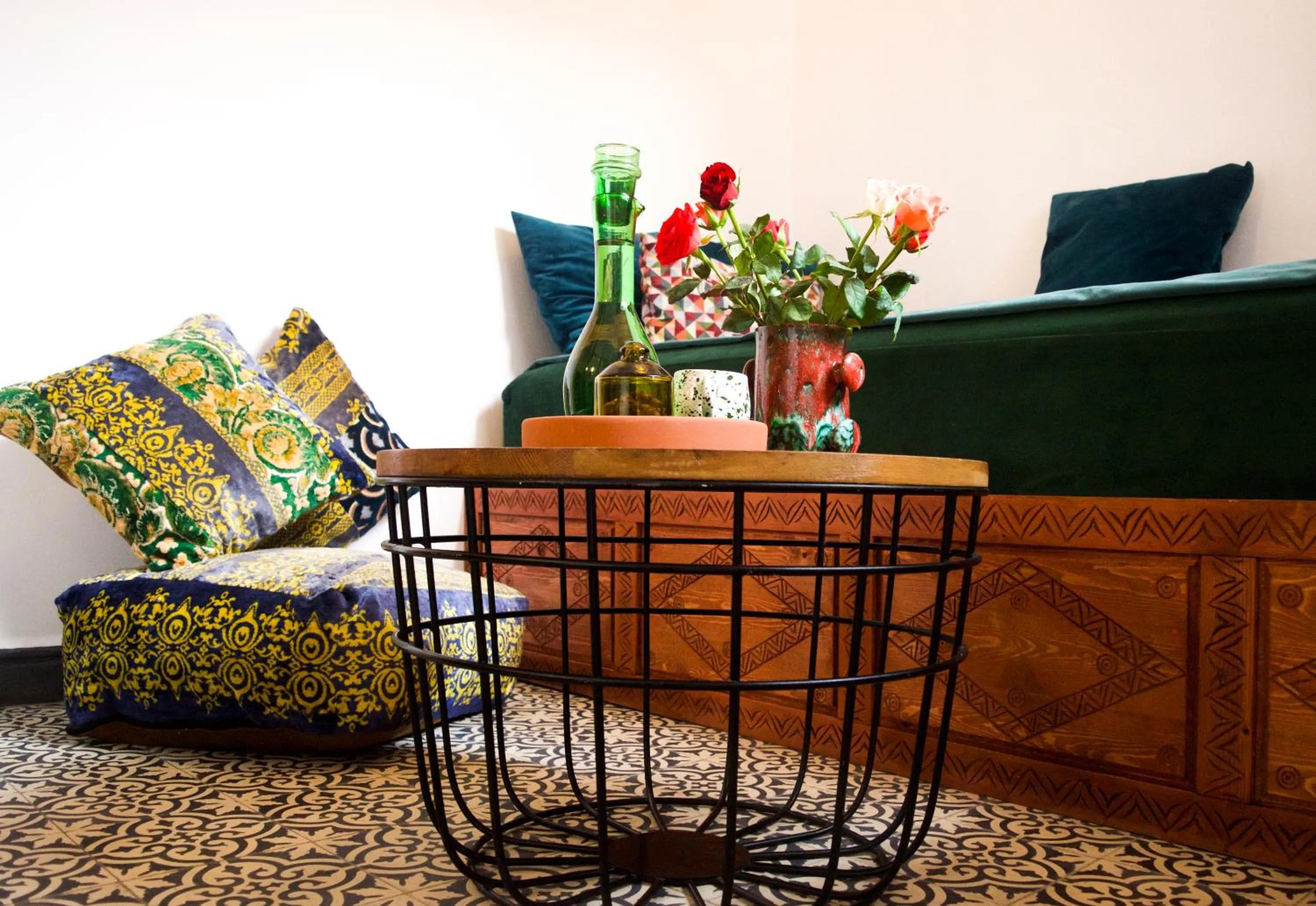 Living room in Riad Le Khan Mogador