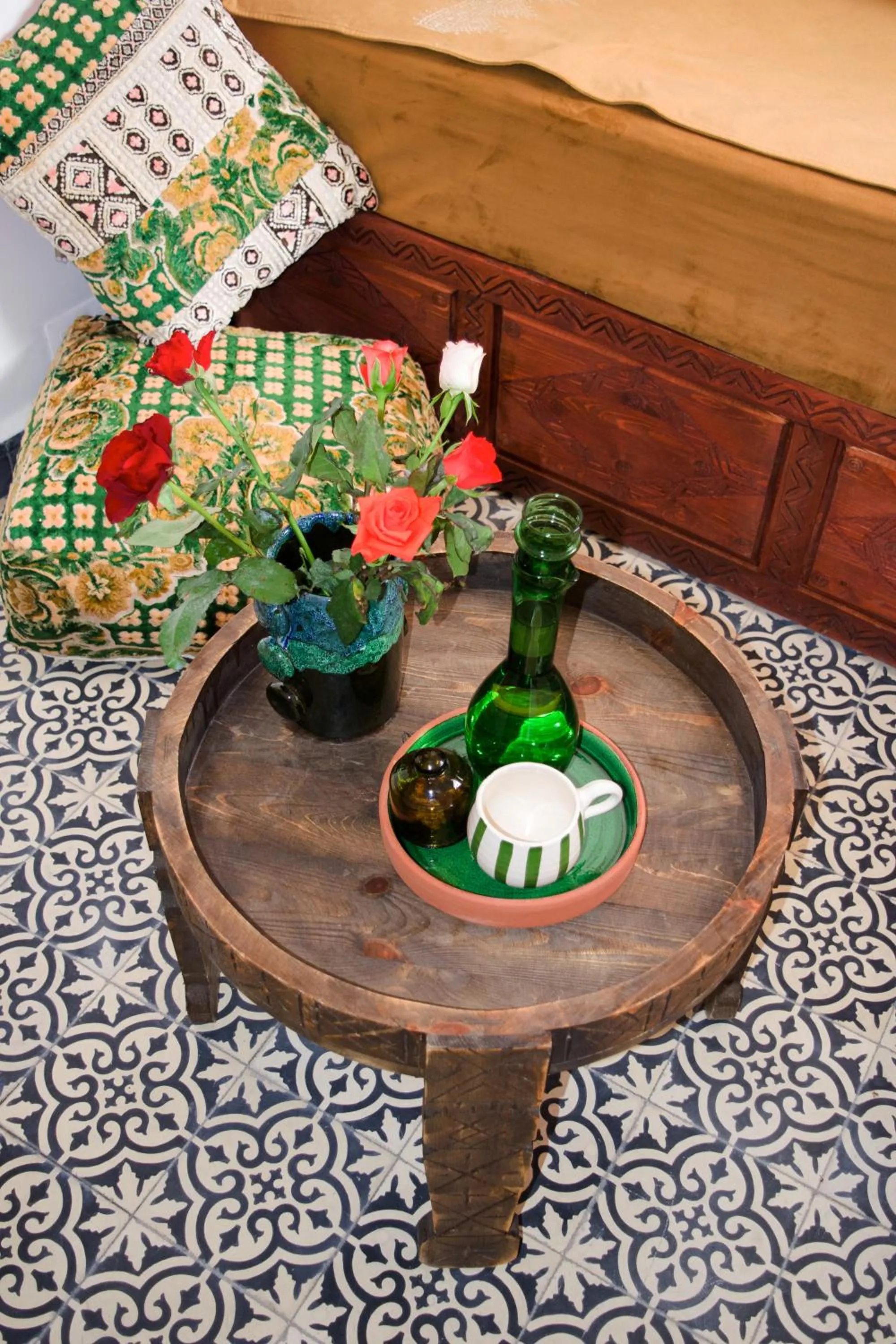 Decorative detail in Riad Le Khan Mogador