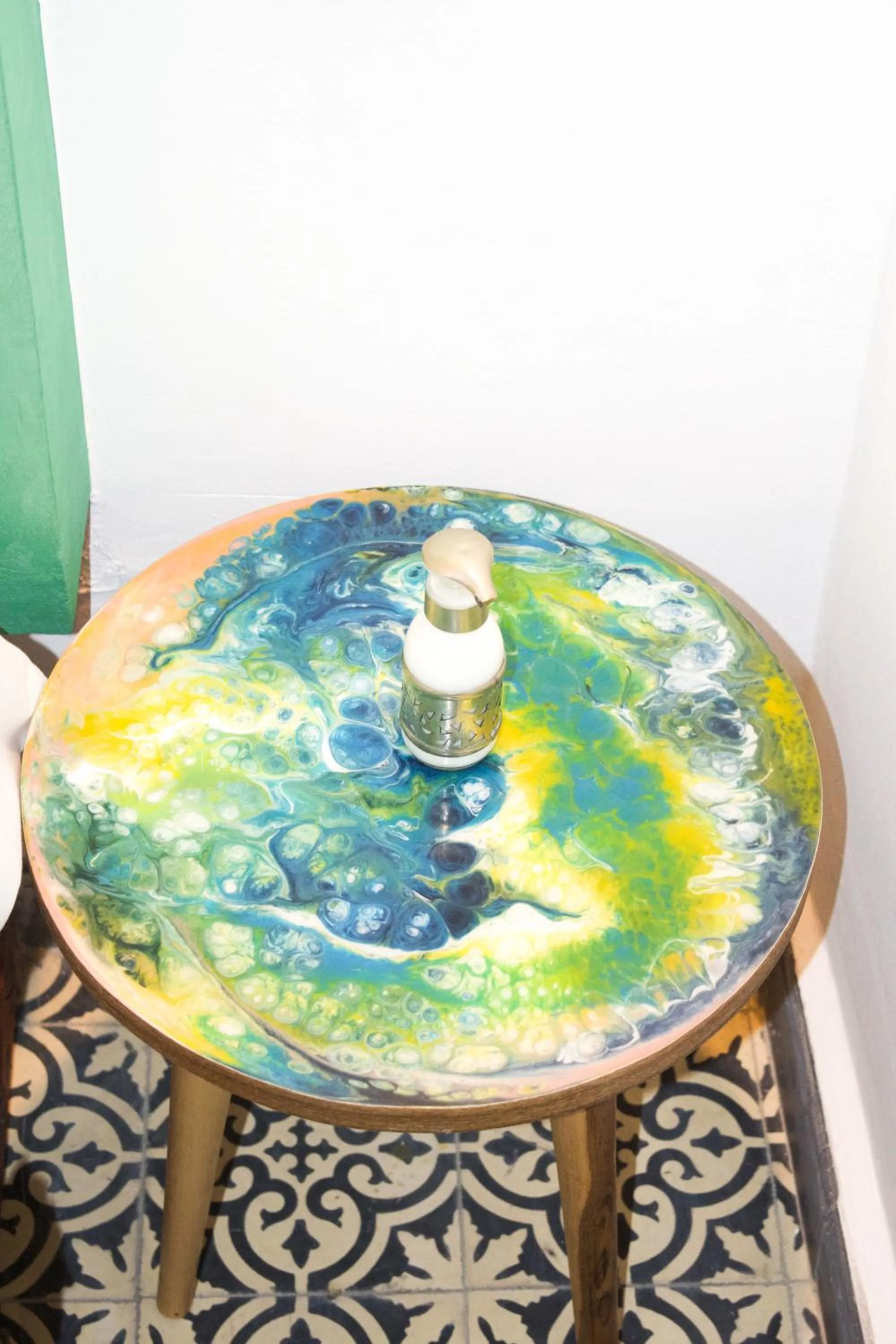 Decorative detail in Riad Le Khan Mogador