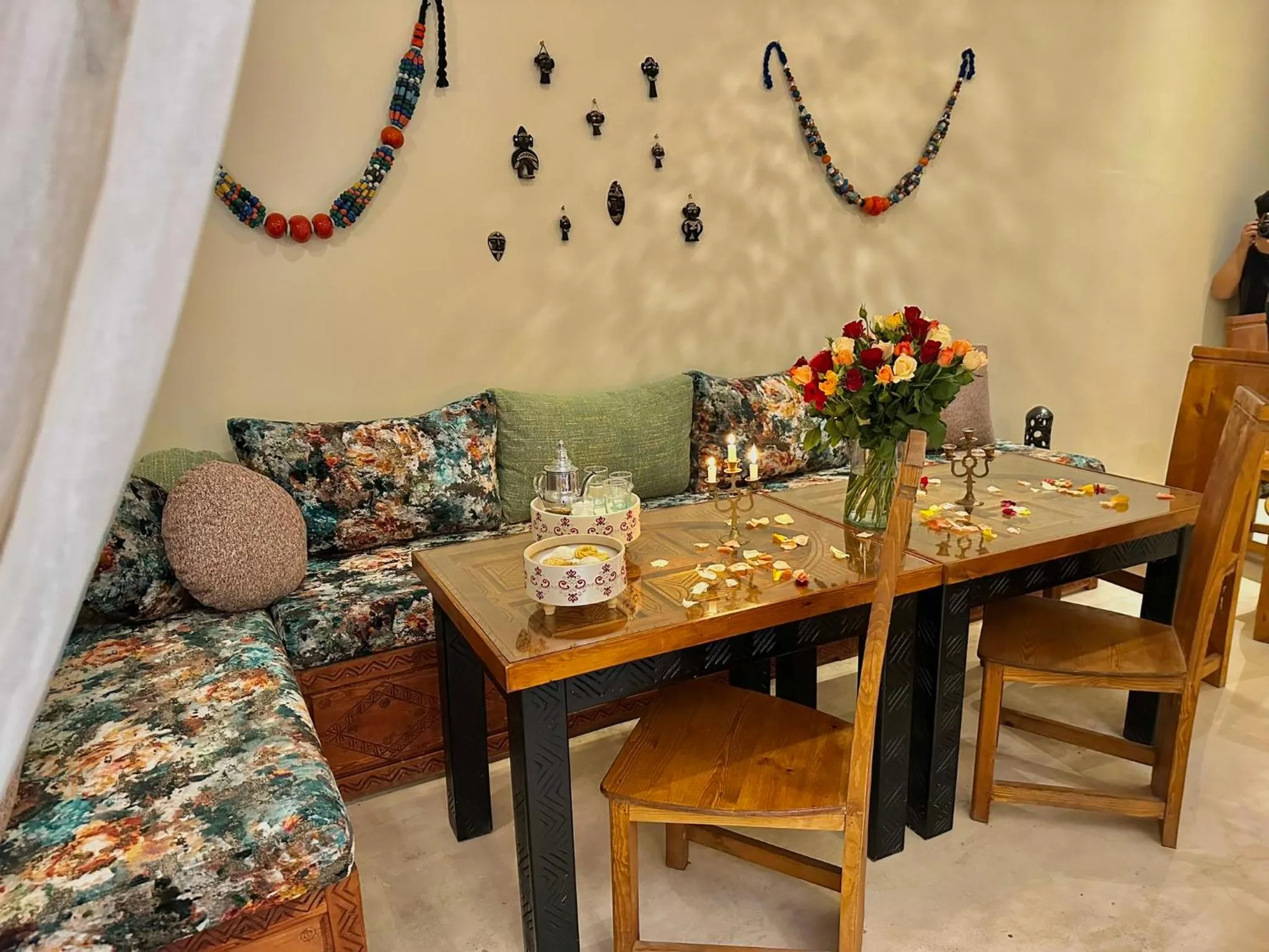 Living room in Riad Le Khan Mogador