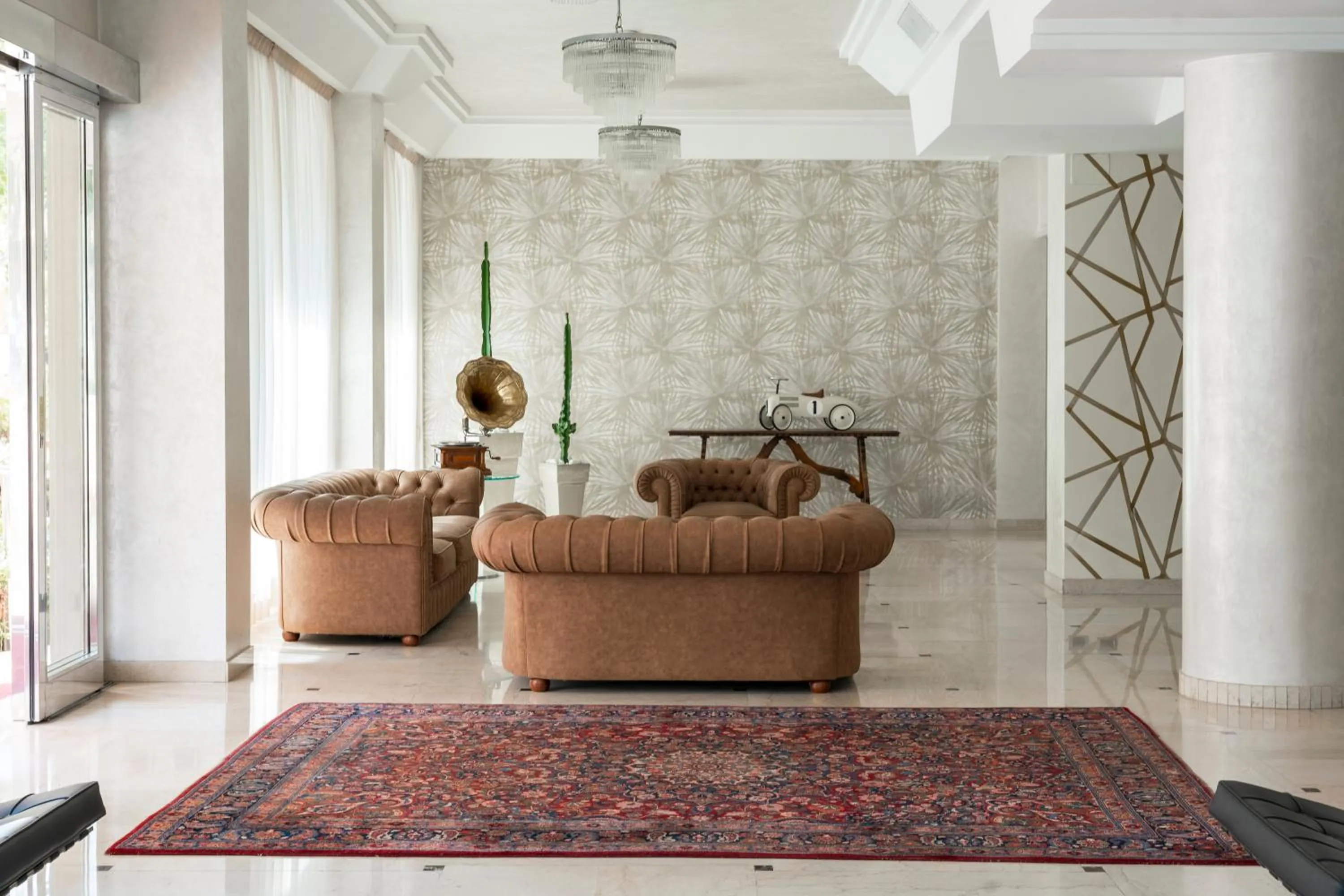 Lobby or reception in Hotel Du Soleil