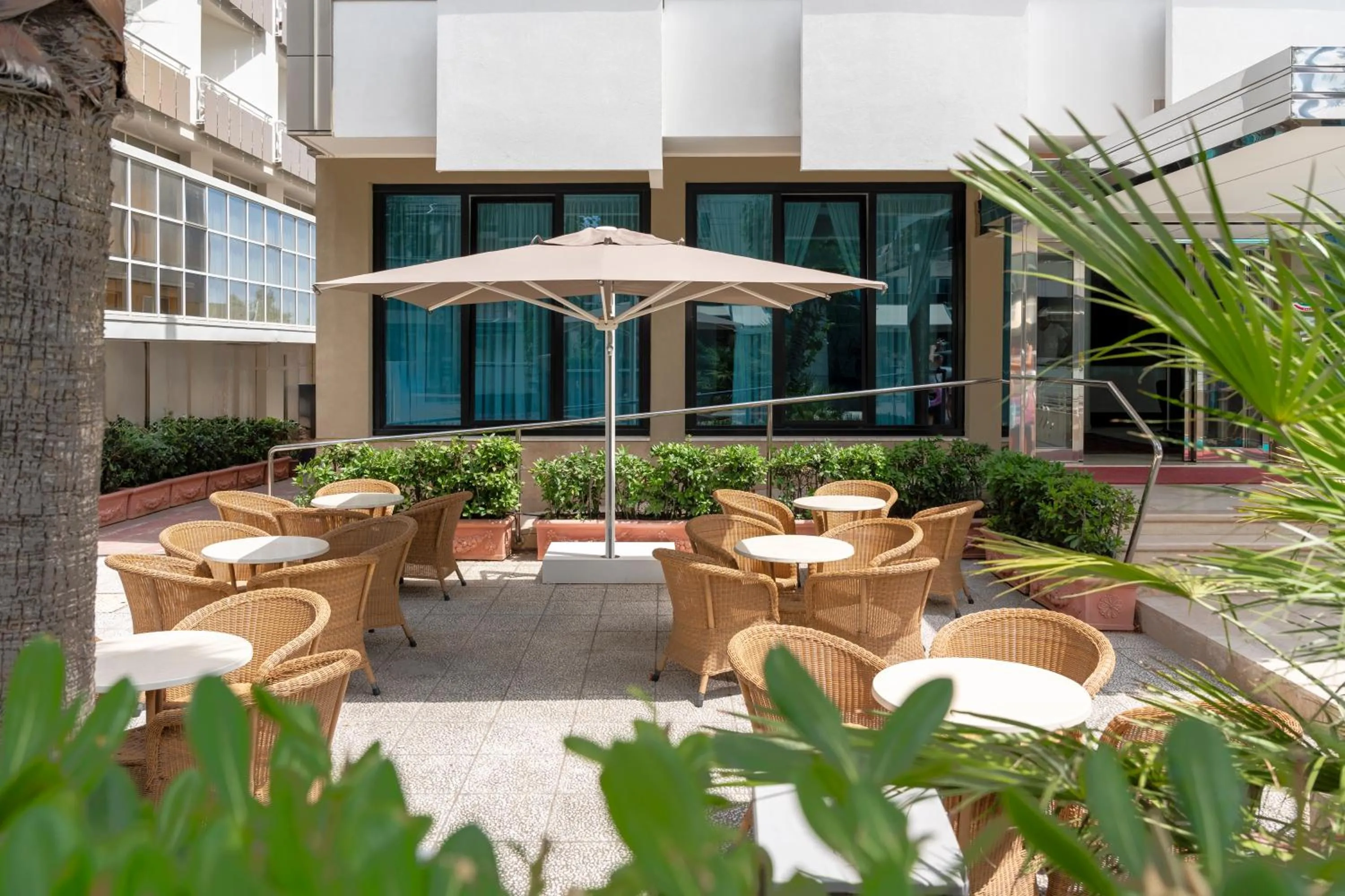 Property building in Hotel Du Soleil