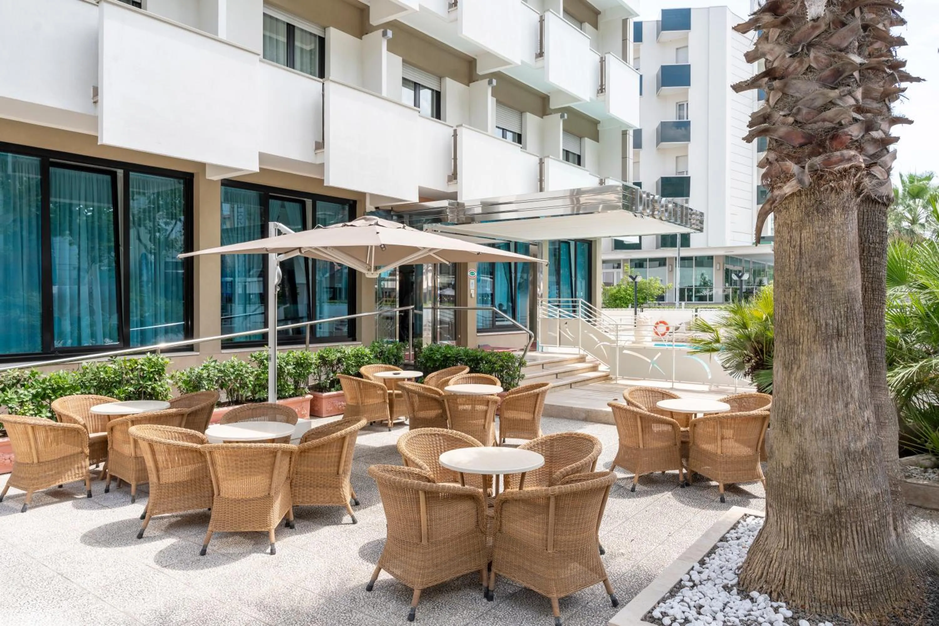 Property building in Hotel Du Soleil