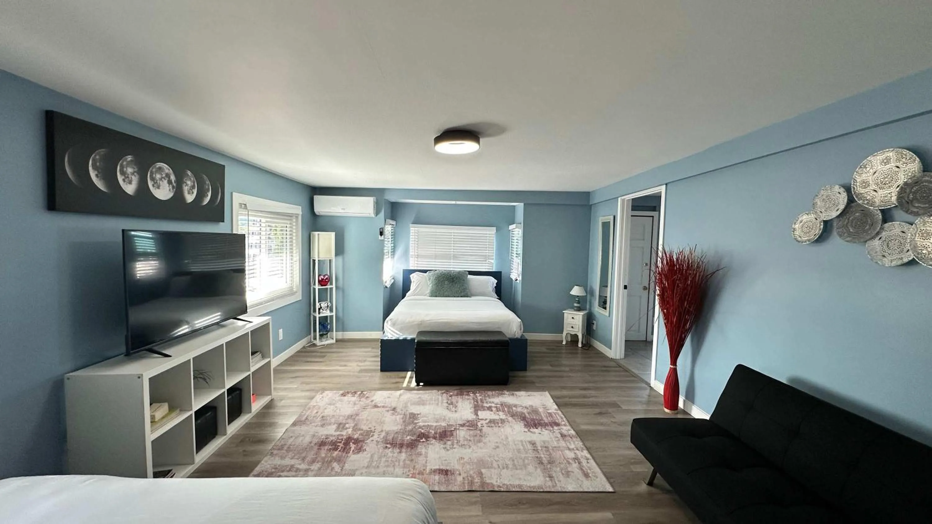 Bed in Big Studio with Ocean View max 6 sleepers