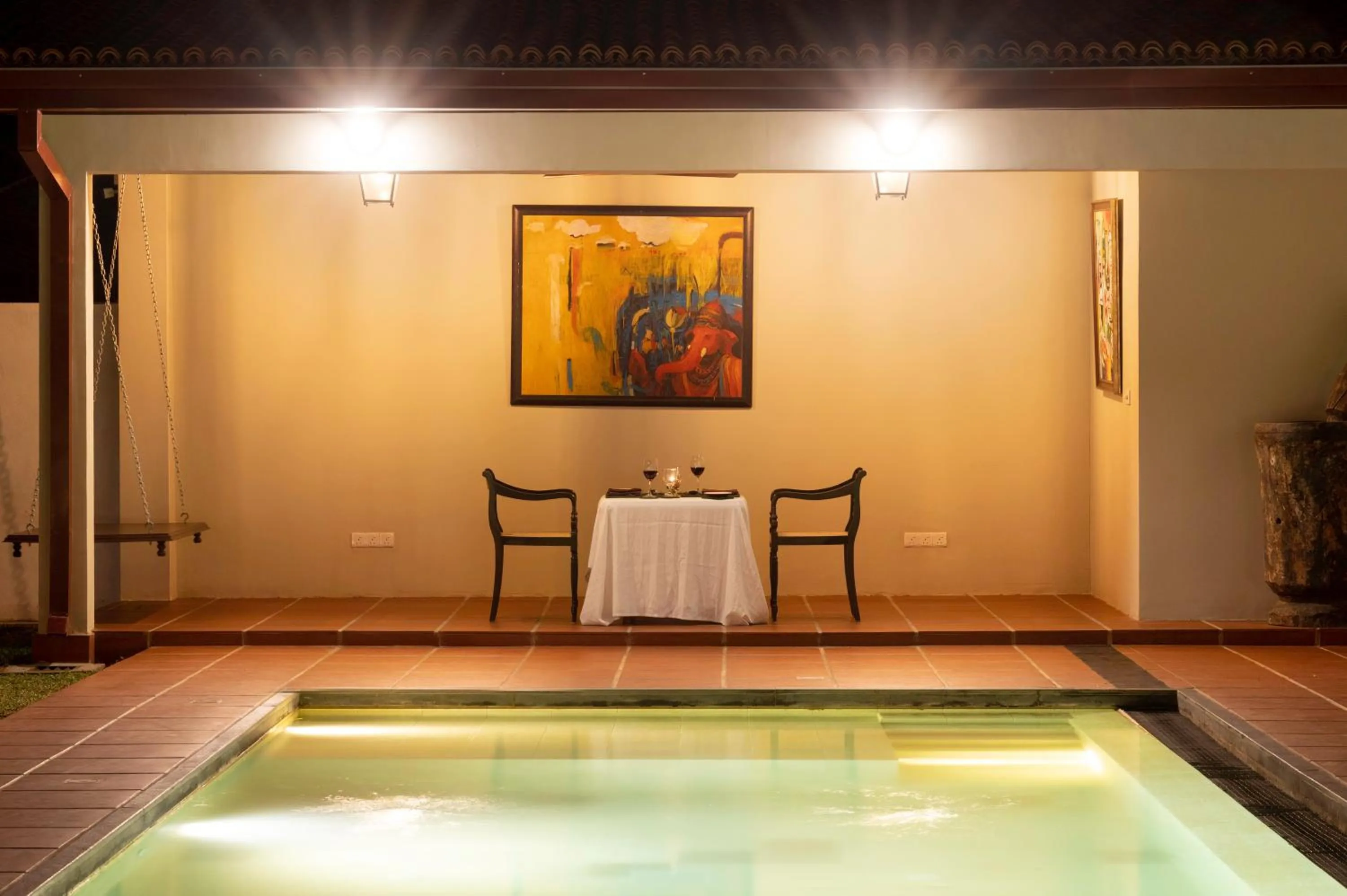 Dining area in Jetwing Mahesa Bhawan