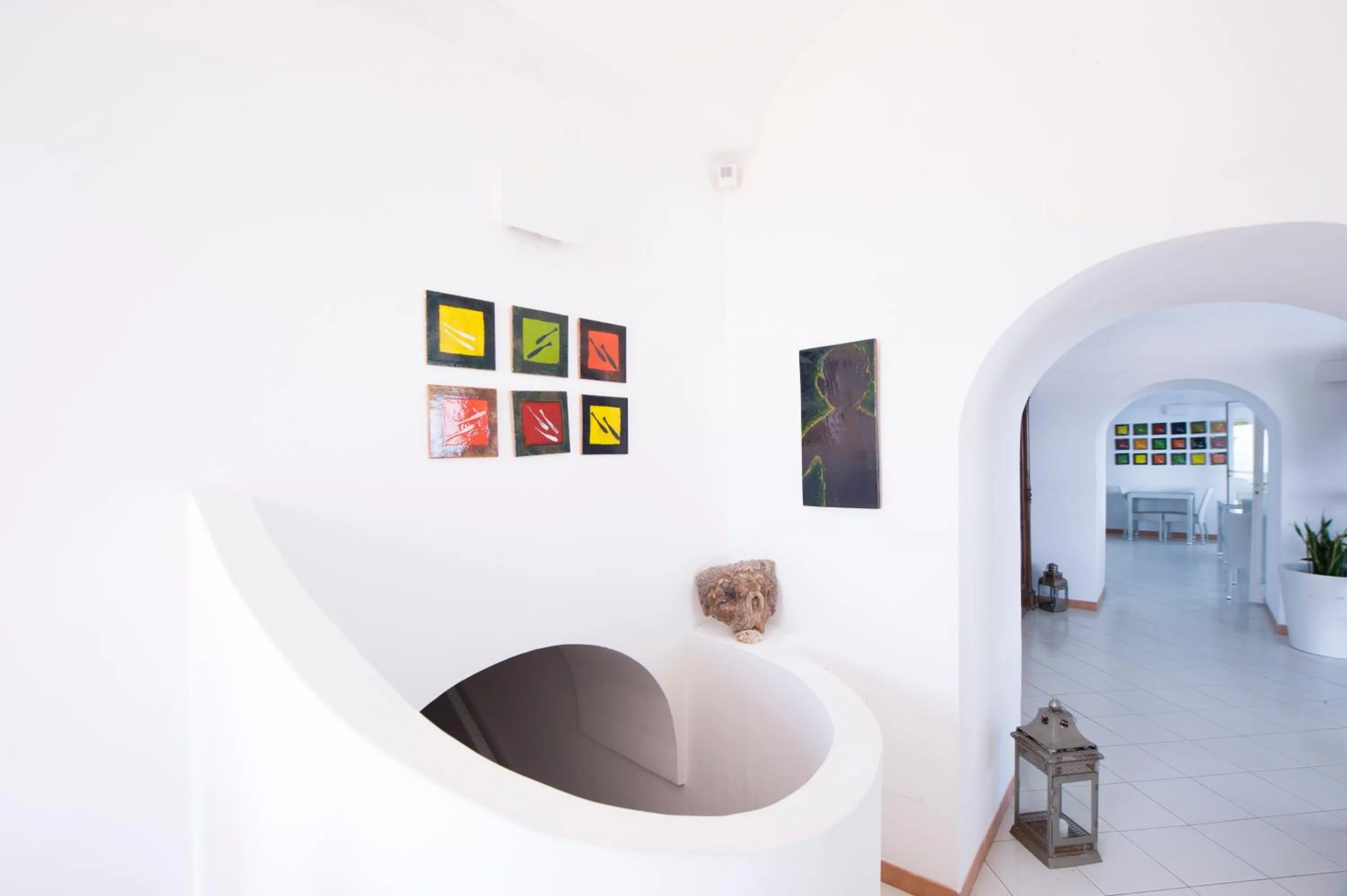 Communal lounge/ TV room in Hotel Villa Felice Relais