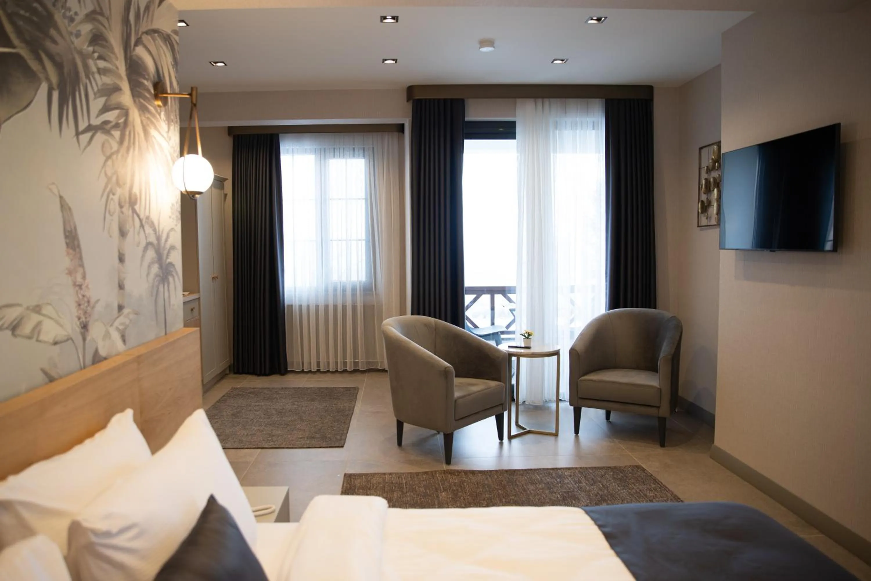 Seating area, Bed in Kartepe Panorama