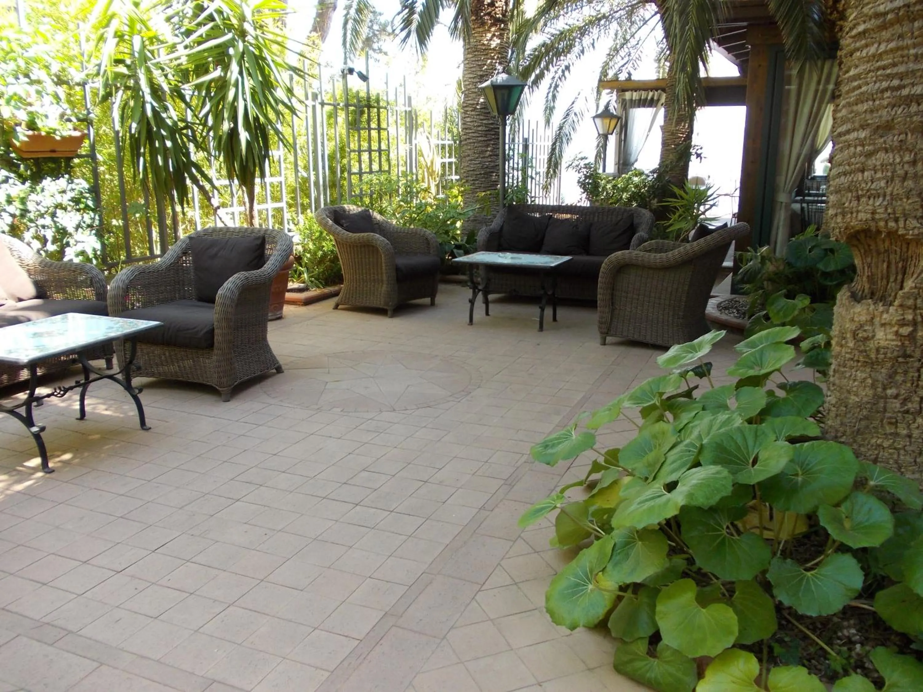 Balcony/Terrace in Hotel "La Pensione Svizzera"