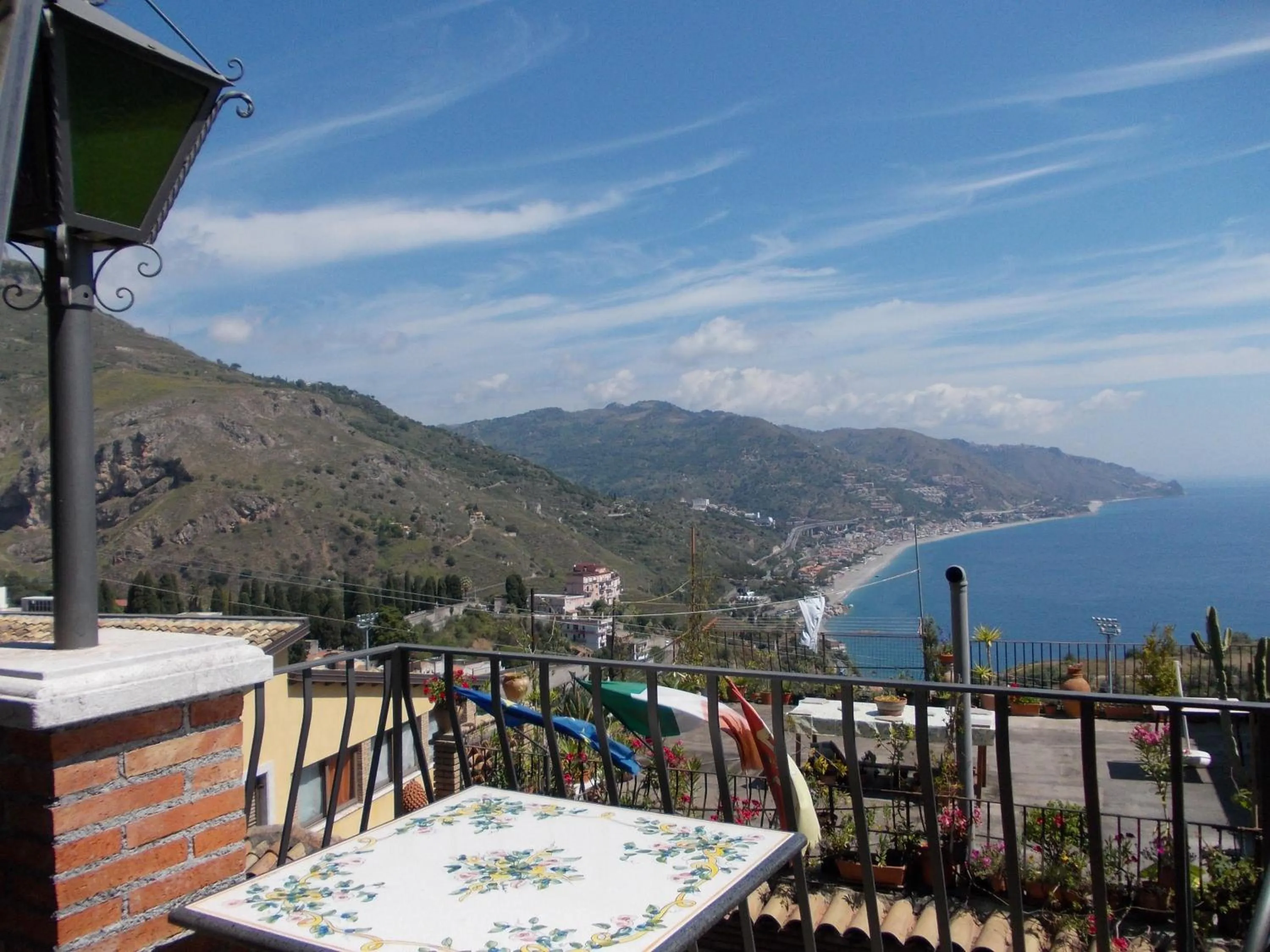 Balcony/Terrace in Hotel "La Pensione Svizzera"