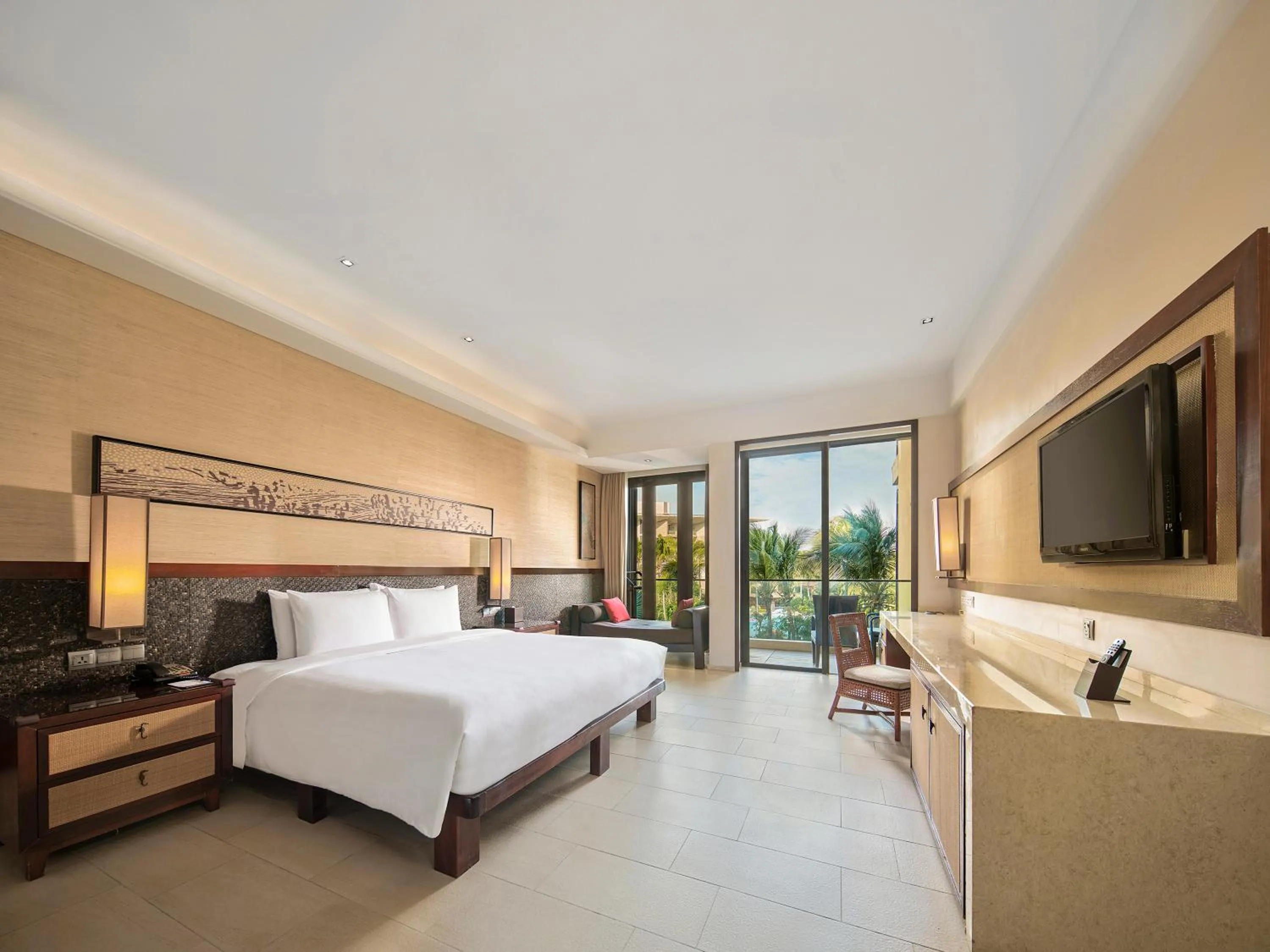 Photo of the whole room, Bed in Wanda Realm Resort Sanya Haitang Bay