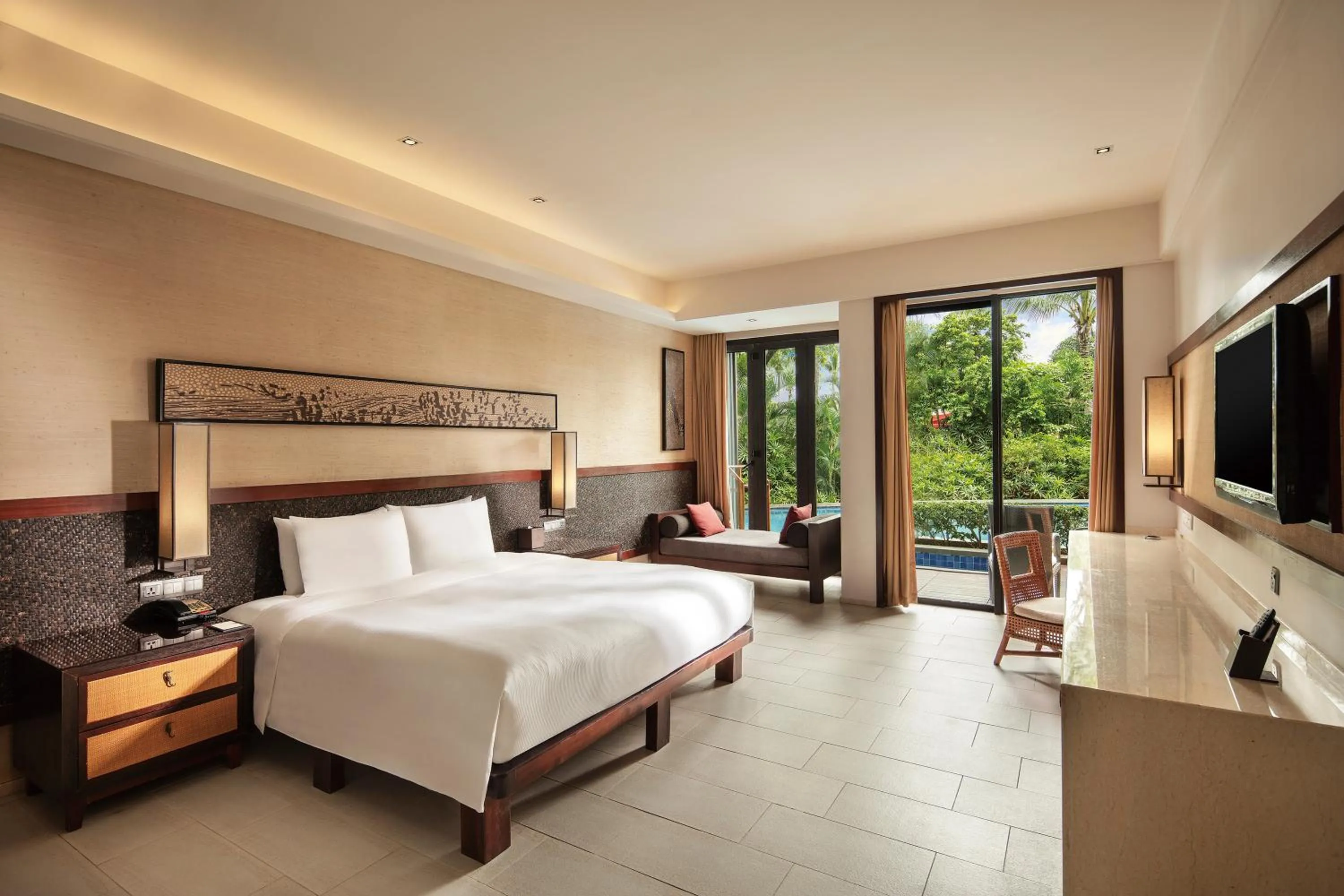 Photo of the whole room, Bed in Wanda Realm Resort Sanya Haitang Bay