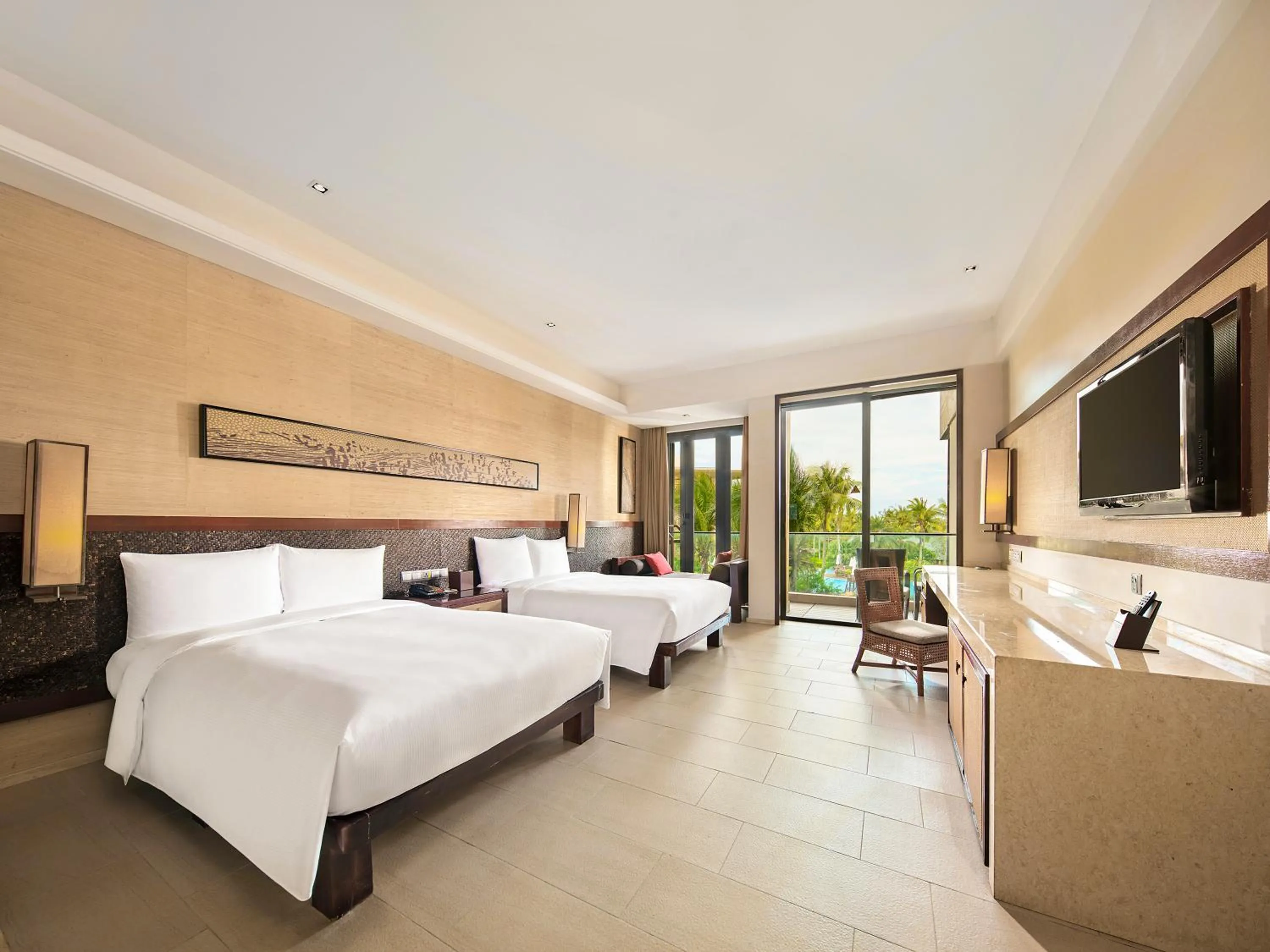 Photo of the whole room, Bed in Wanda Realm Resort Sanya Haitang Bay