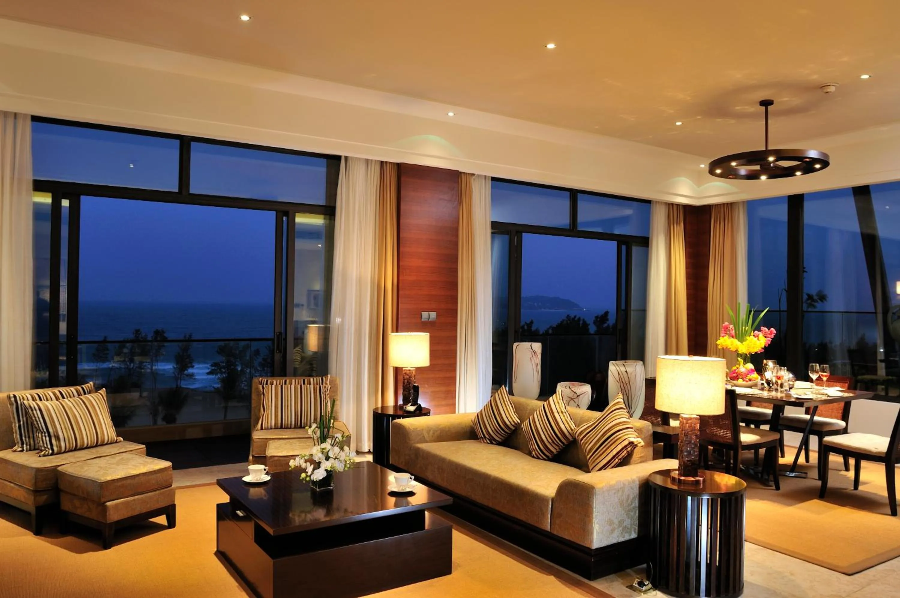 Living room in Wanda Realm Resort Sanya Haitang Bay