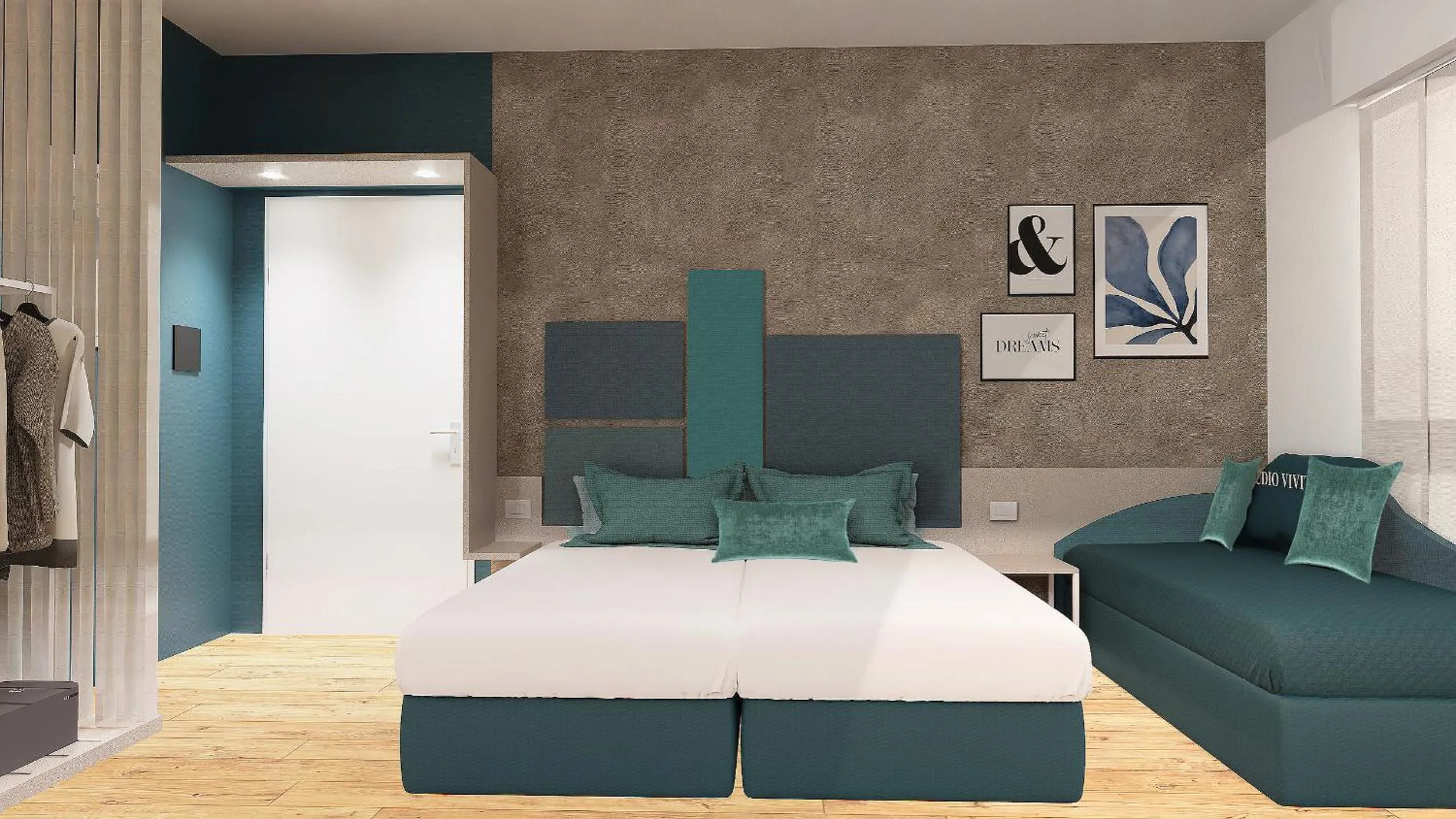 Bed in Hotel Vivit ***S