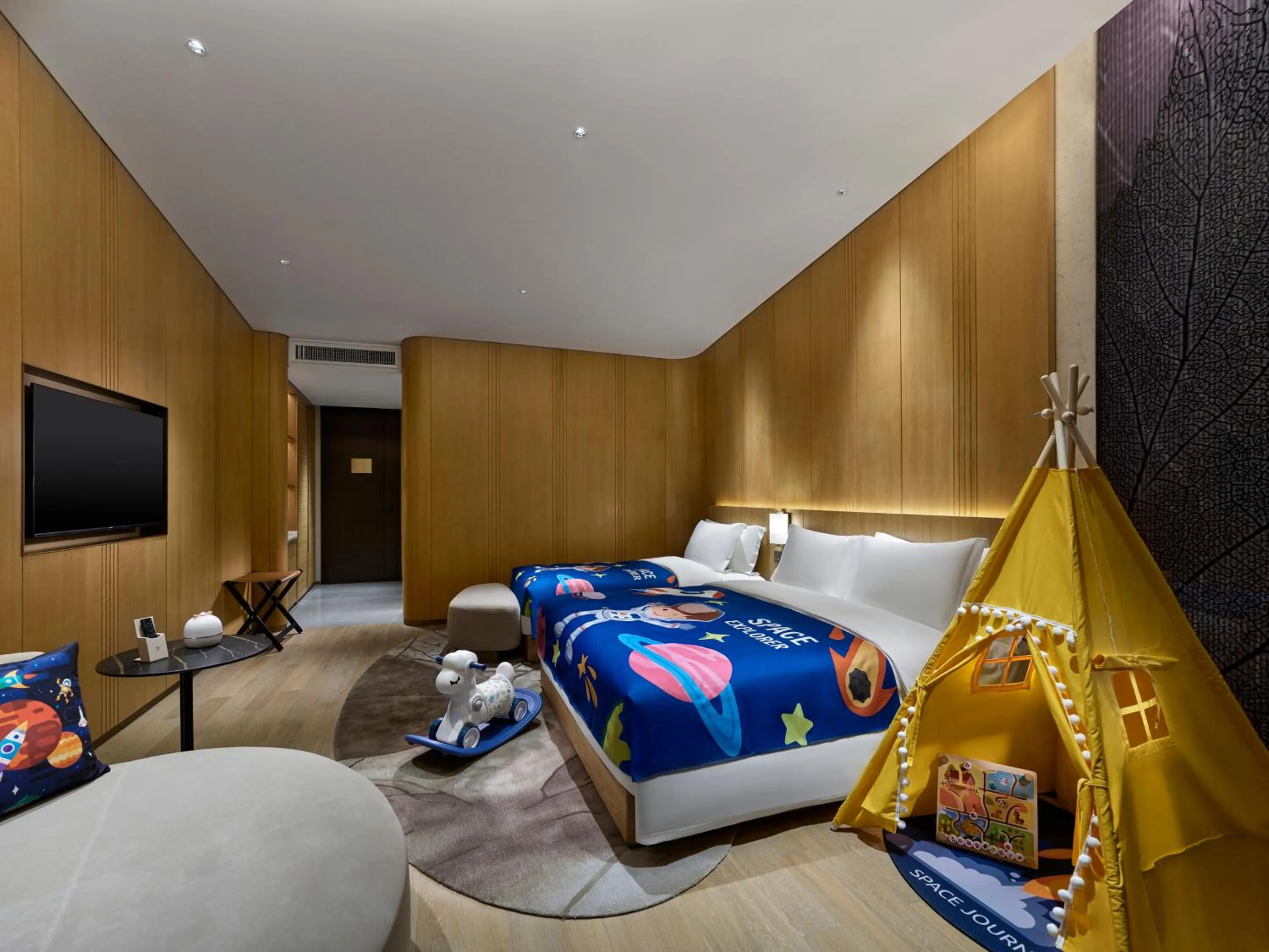 Bed in Garrya Huzhou Lucun