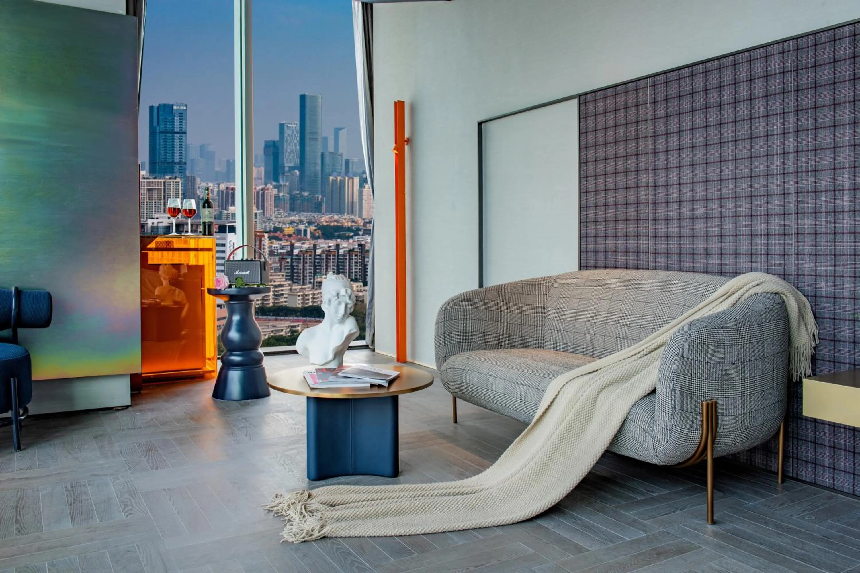 Living room in Grade Hotel Shenzhen Shekou Sea World