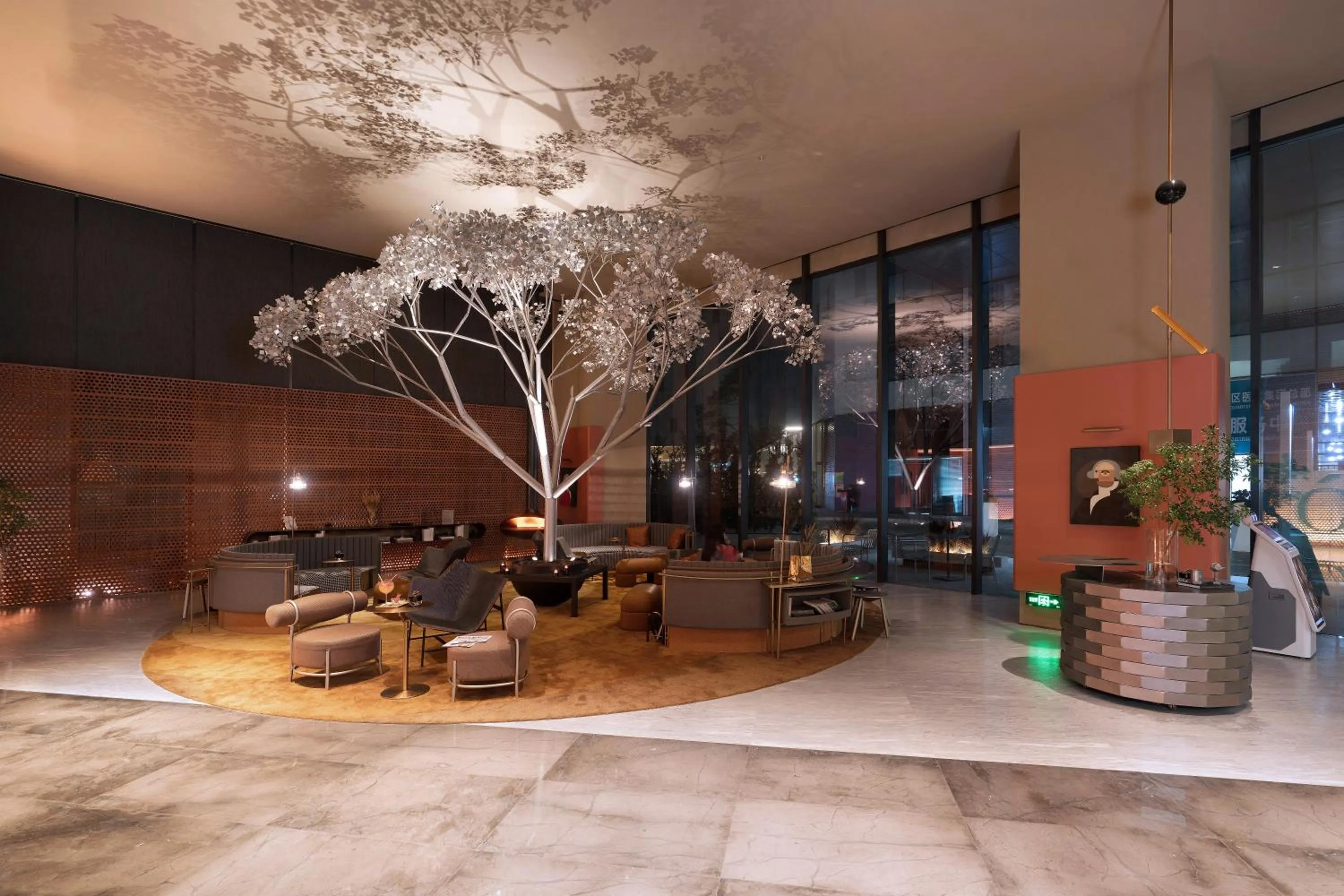 Lobby or reception in Grade Hotel Shenzhen Shekou Sea World