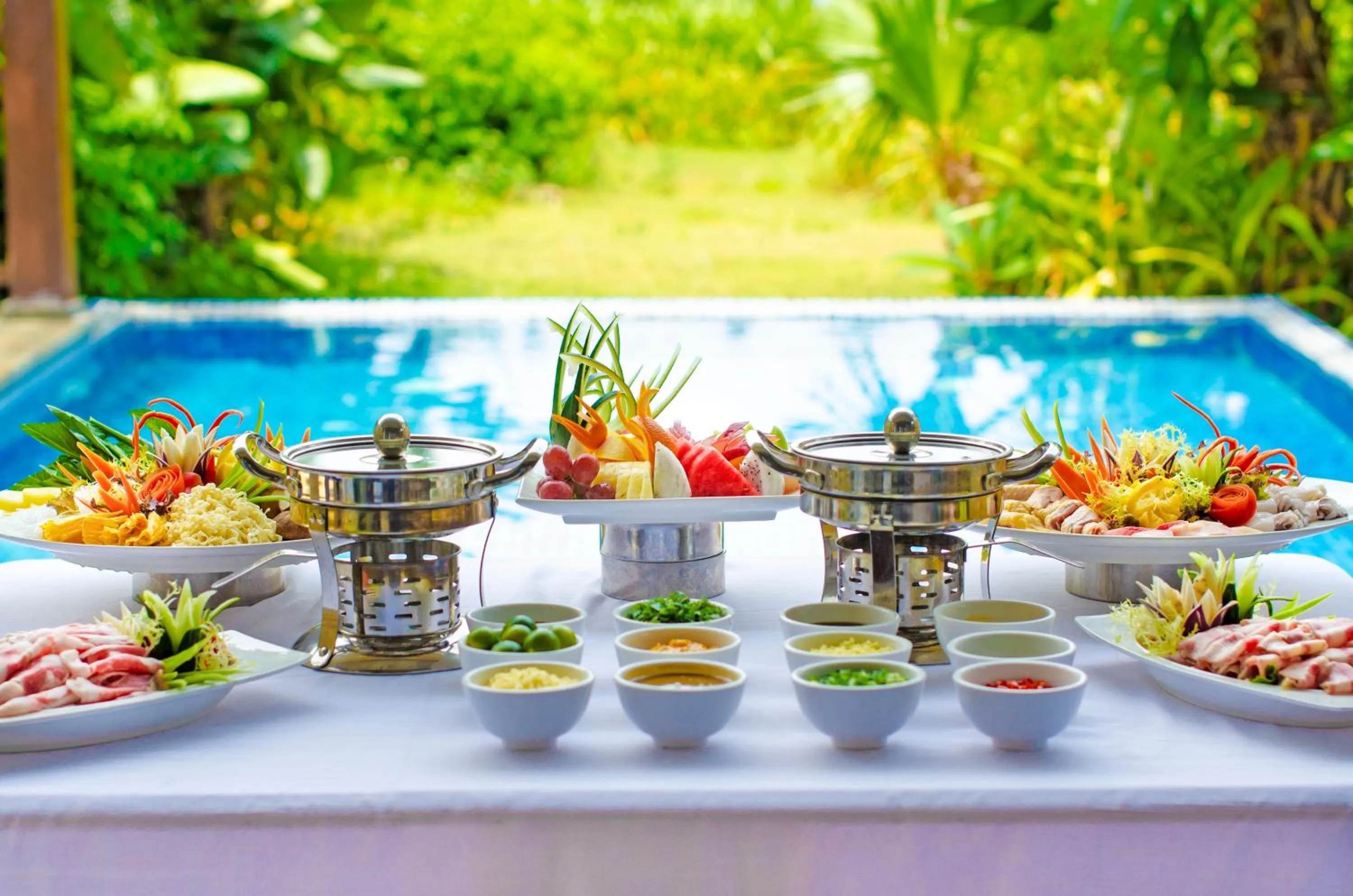 Dinner in Wanda Reign Resort & Villas Sanya Haitang Bay