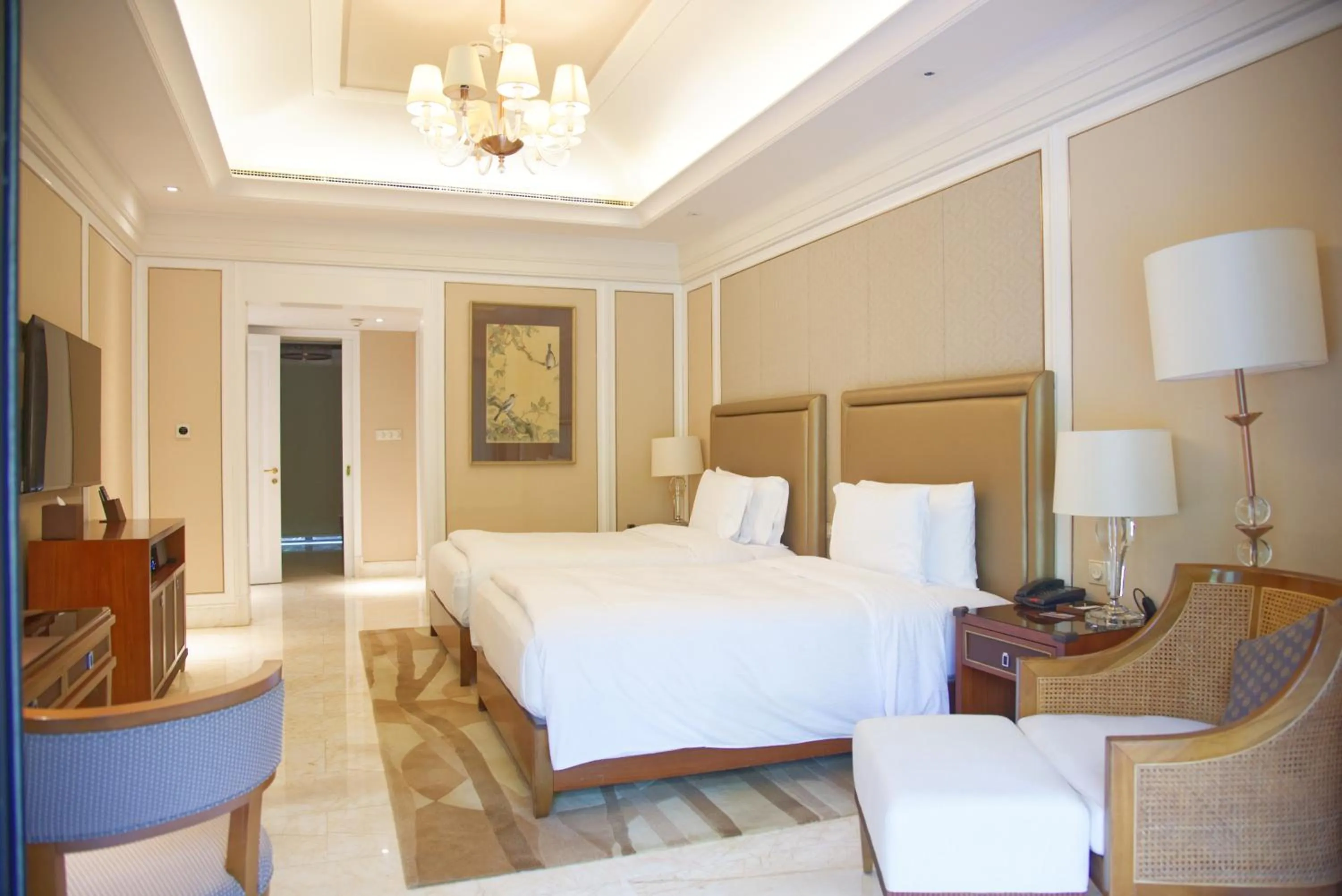 Bed in Wanda Reign Resort & Villas Sanya Haitang Bay