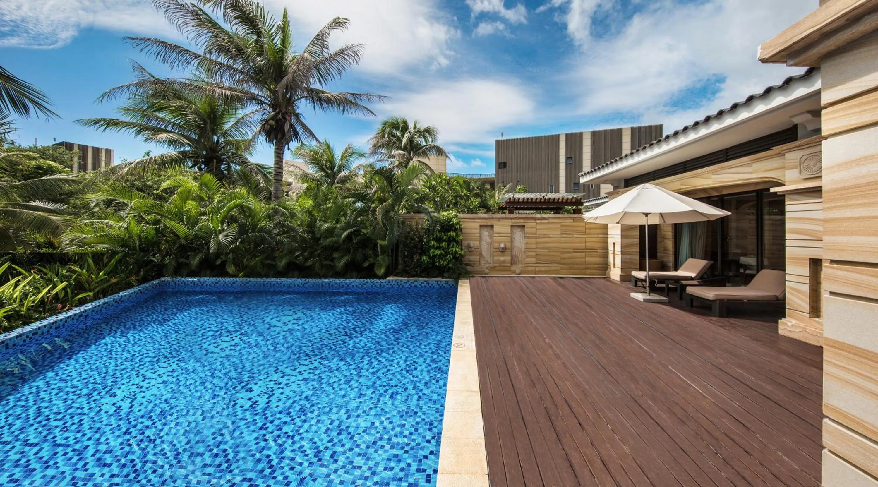 Pool view in Wanda Reign Resort & Villas Sanya Haitang Bay