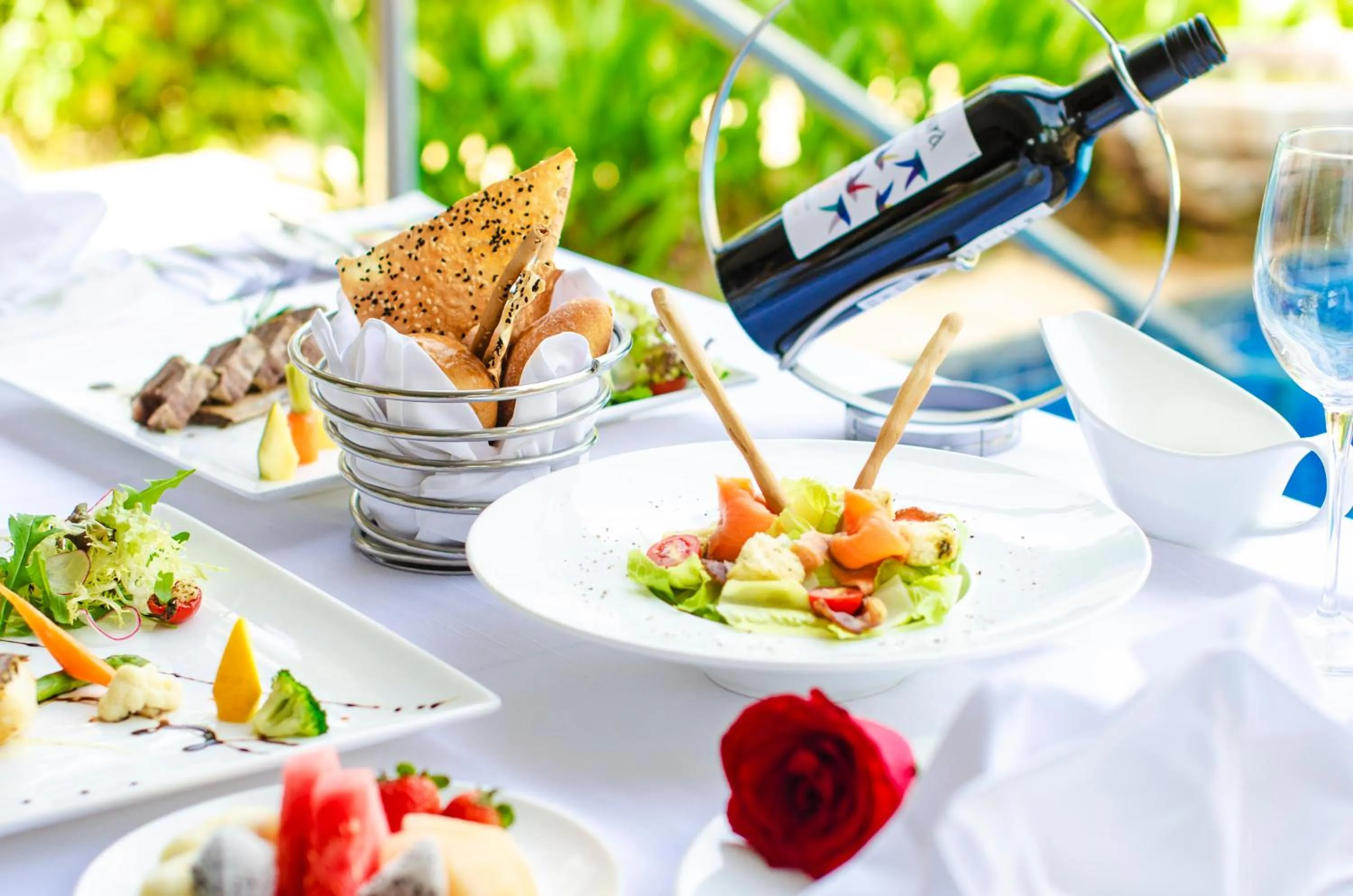 Dinner in Wanda Reign Resort & Villas Sanya Haitang Bay