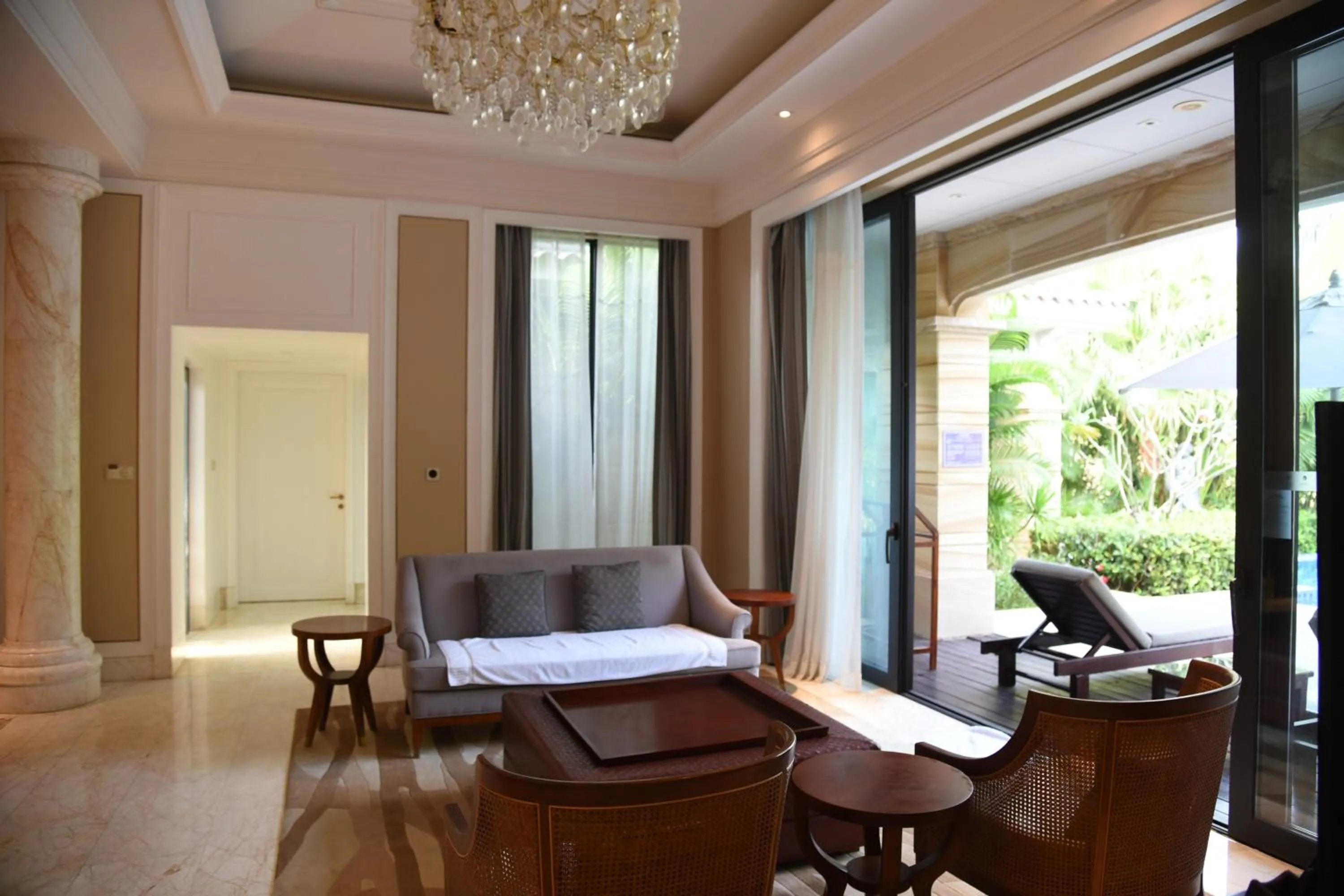 Living room in Wanda Reign Resort & Villas Sanya Haitang Bay