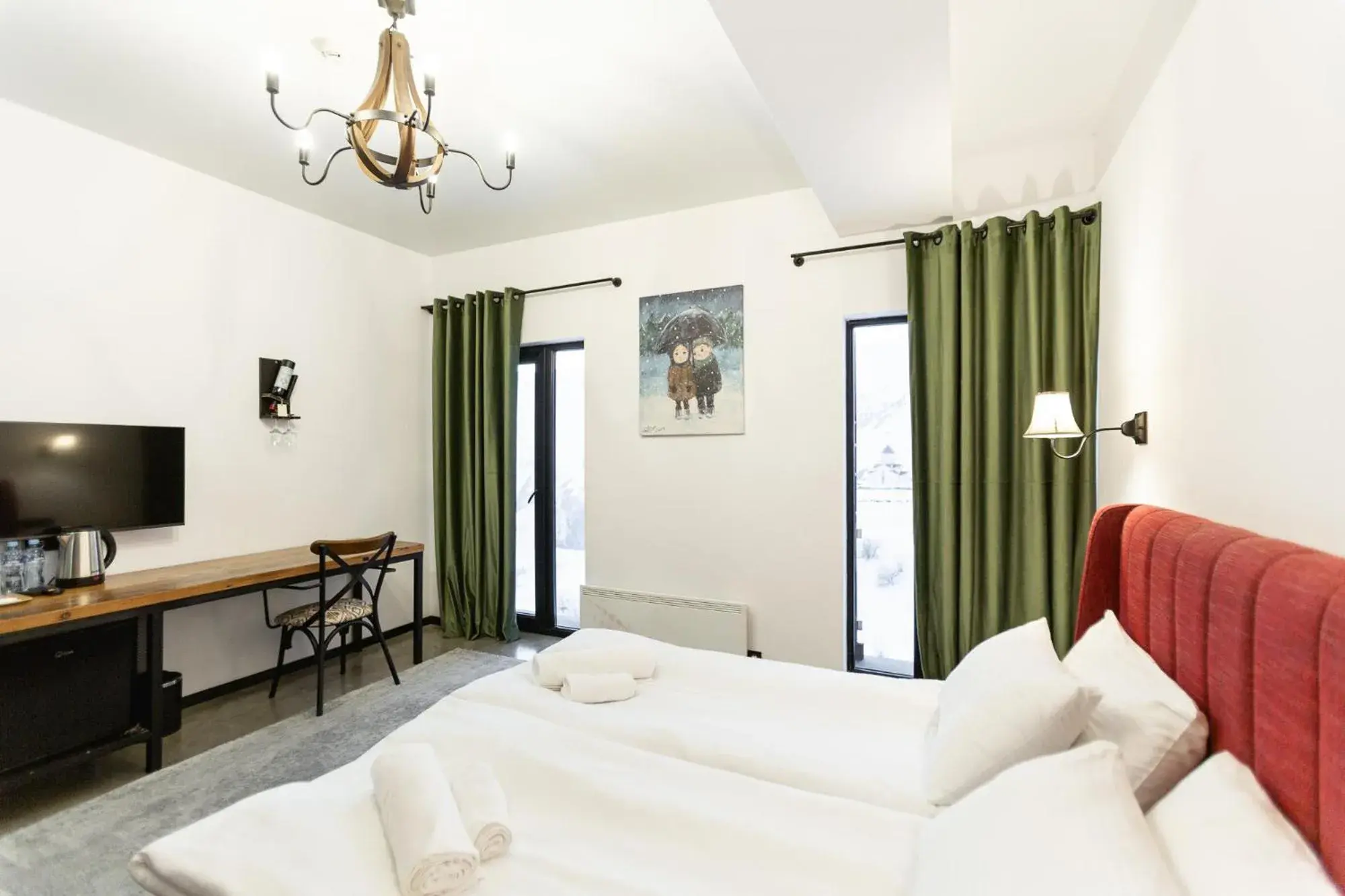 Superior Double or Twin Room with Mountain View in Hotel Roshe Gudauri Superior Double or Twin Room with Mountain View in Hotel Roshe Gudauri