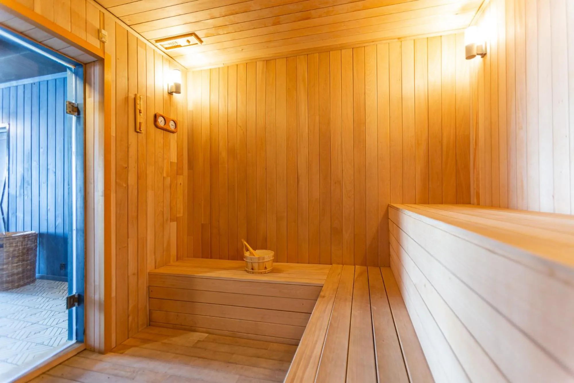 Sauna in Hotel Roshe Gudauri