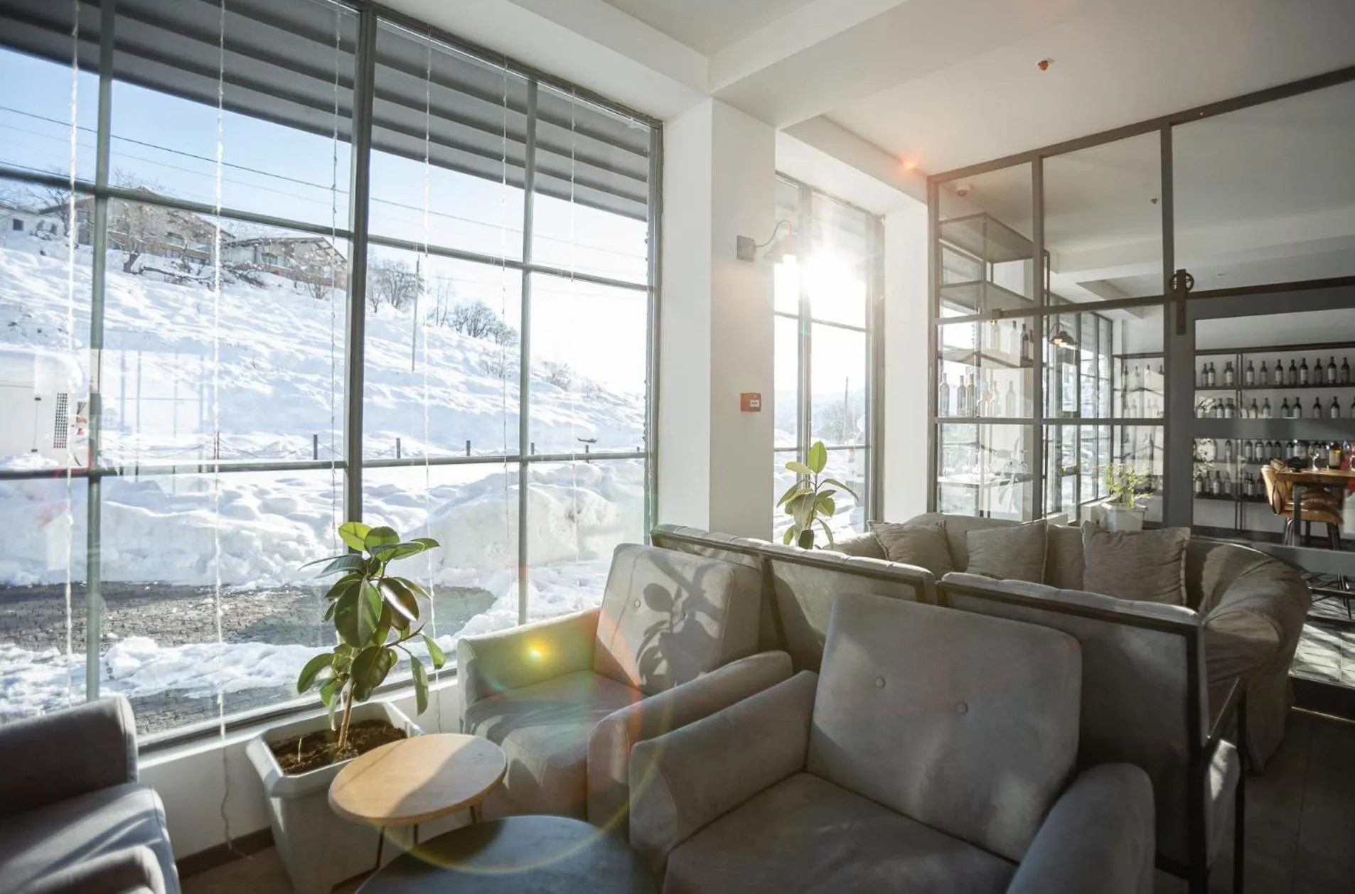 Lobby or reception in Hotel Roshe Gudauri