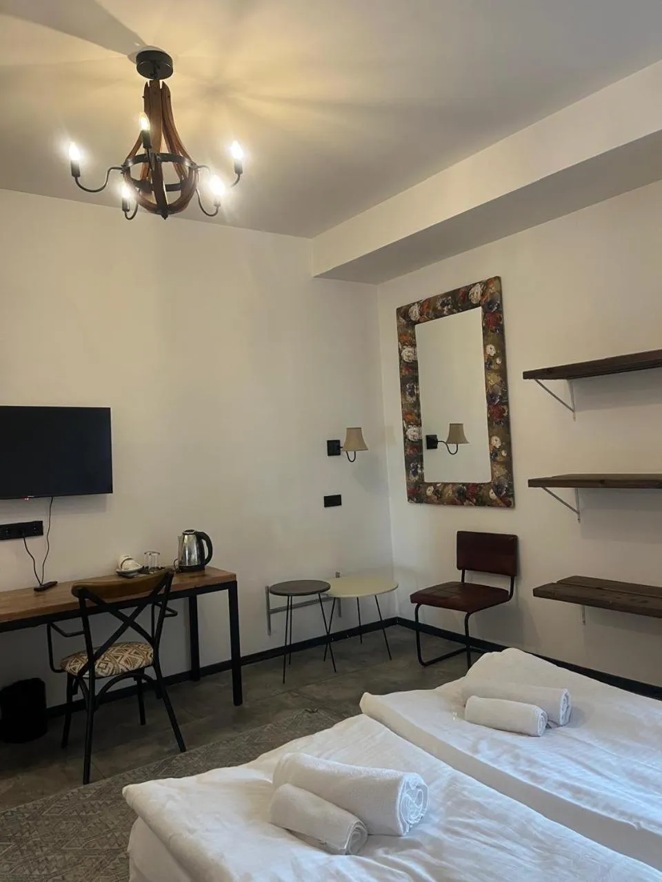 Bed in Hotel Roshe Gudauri