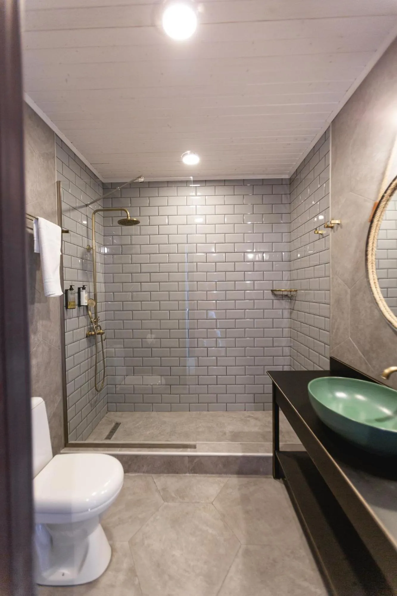 Bathroom in Hotel Roshe Gudauri