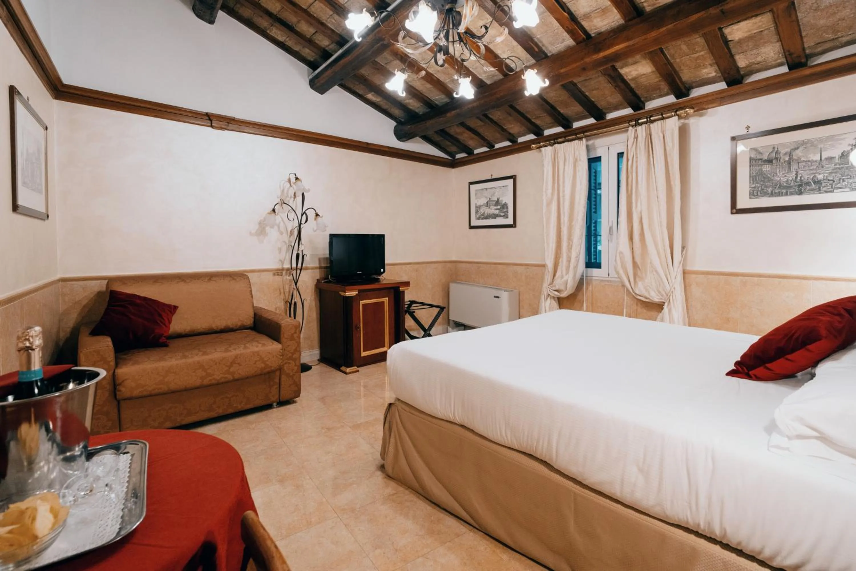 Bed in Hotel Pantheon