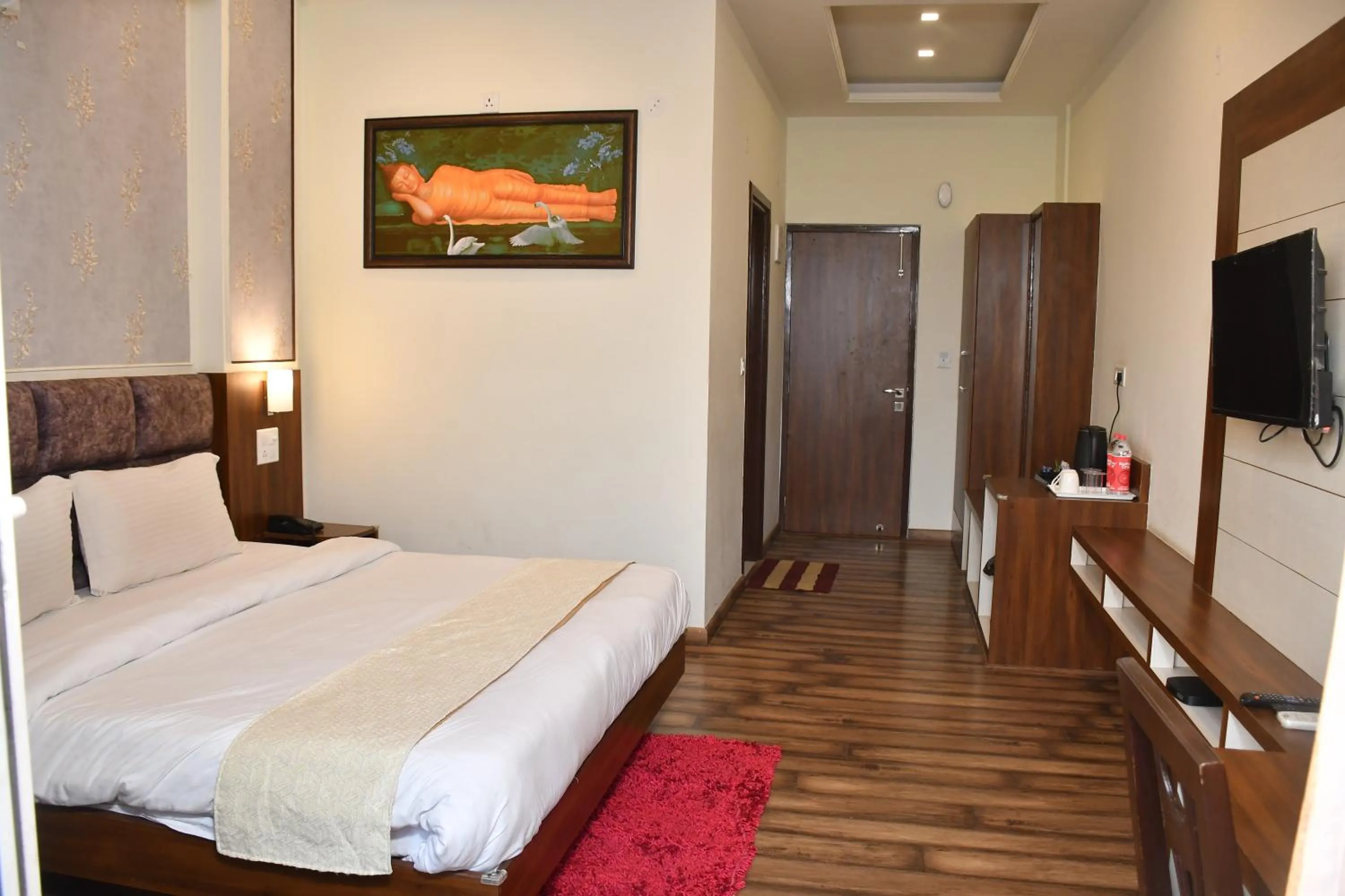 Bed in Hotel Le Halcyon Kasauli