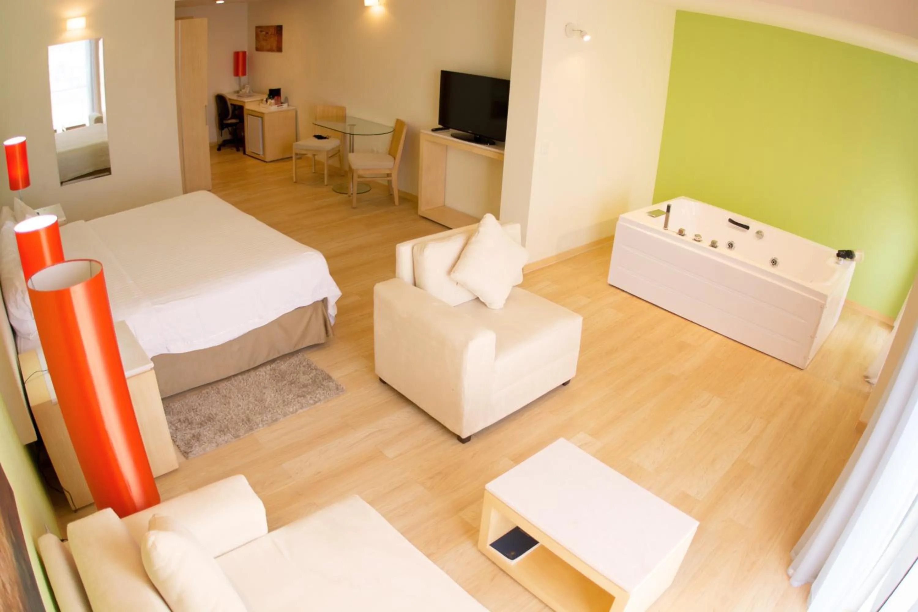 Communal lounge/ TV room, Bed in Bel Air Business Salamanca, Trademark by Wyndham