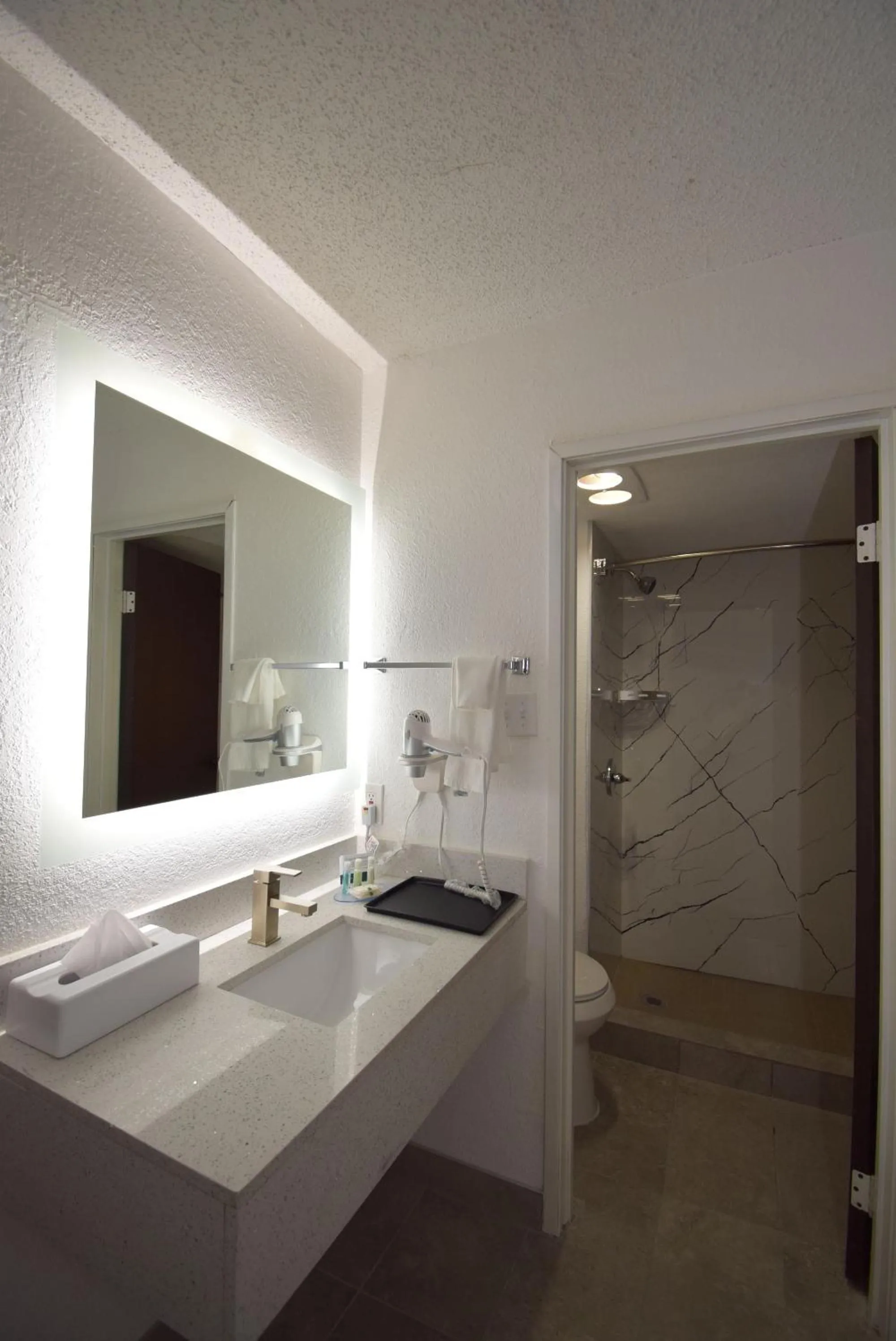 Shower in Quality Inn & Suites Sulphur Springs