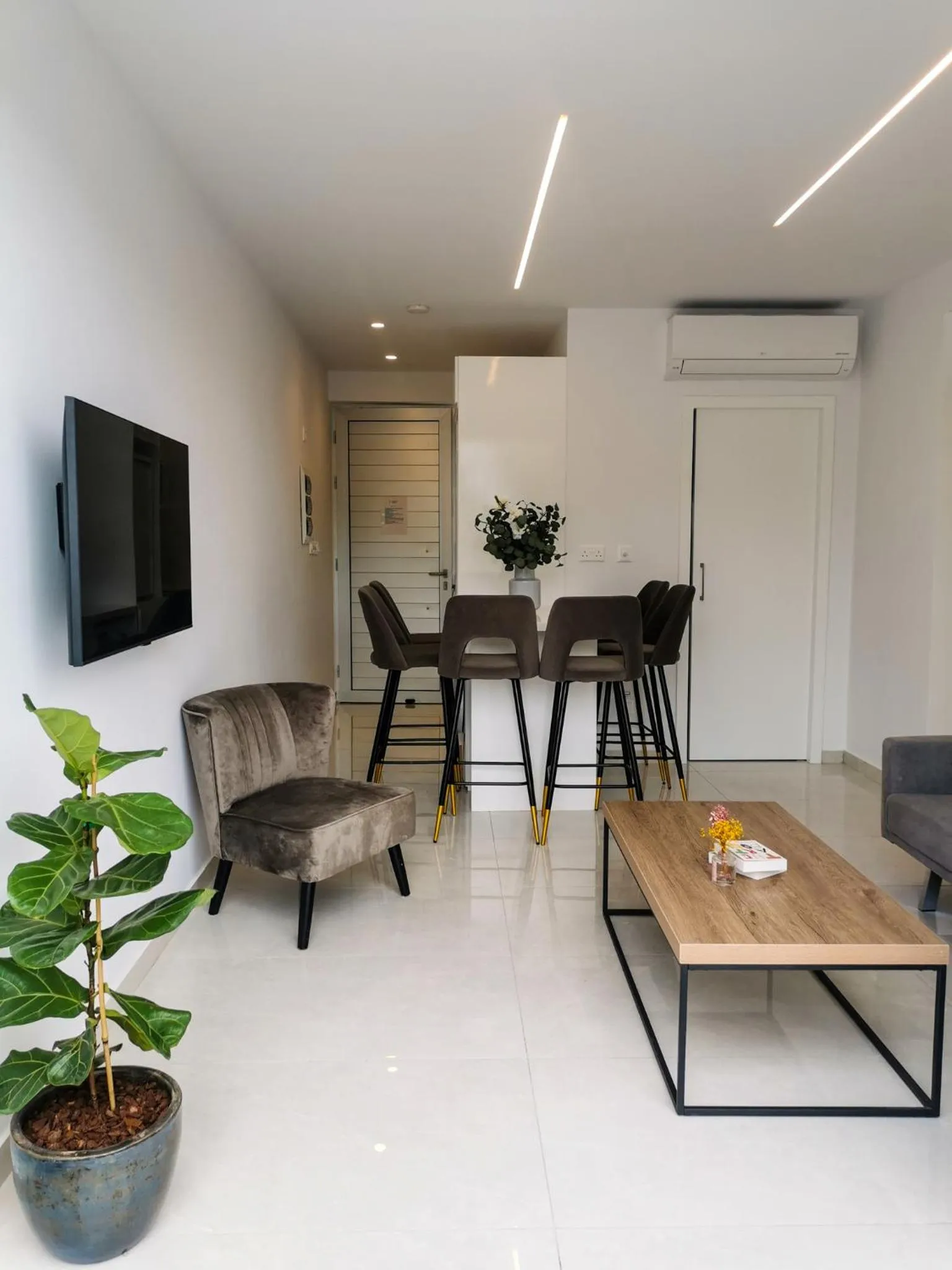 Living room in Phaedrus Living - Seaside Deluxe Flat Harbour 106