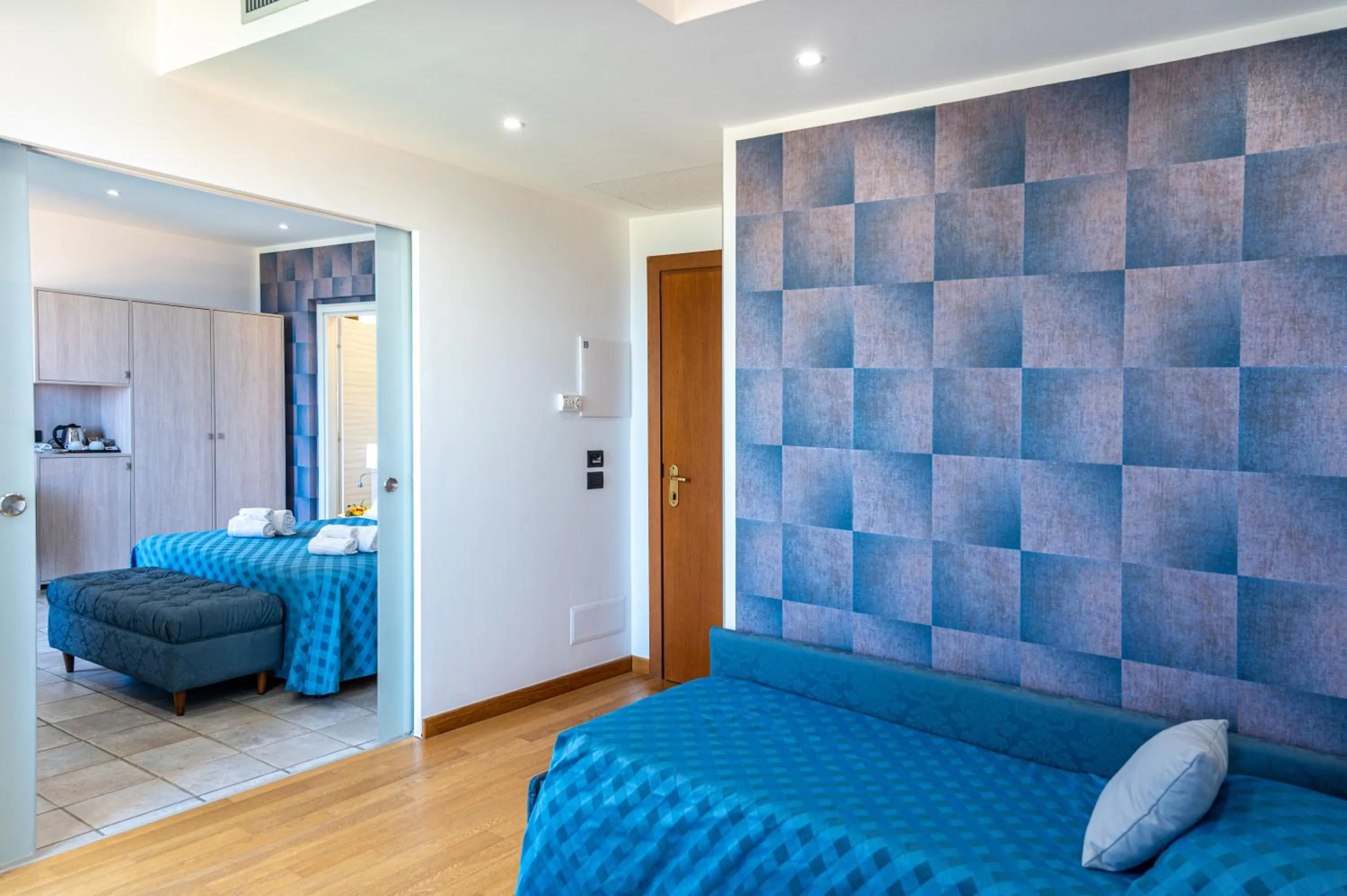 Bedroom, Bed in Hotel Baia Del Capitano