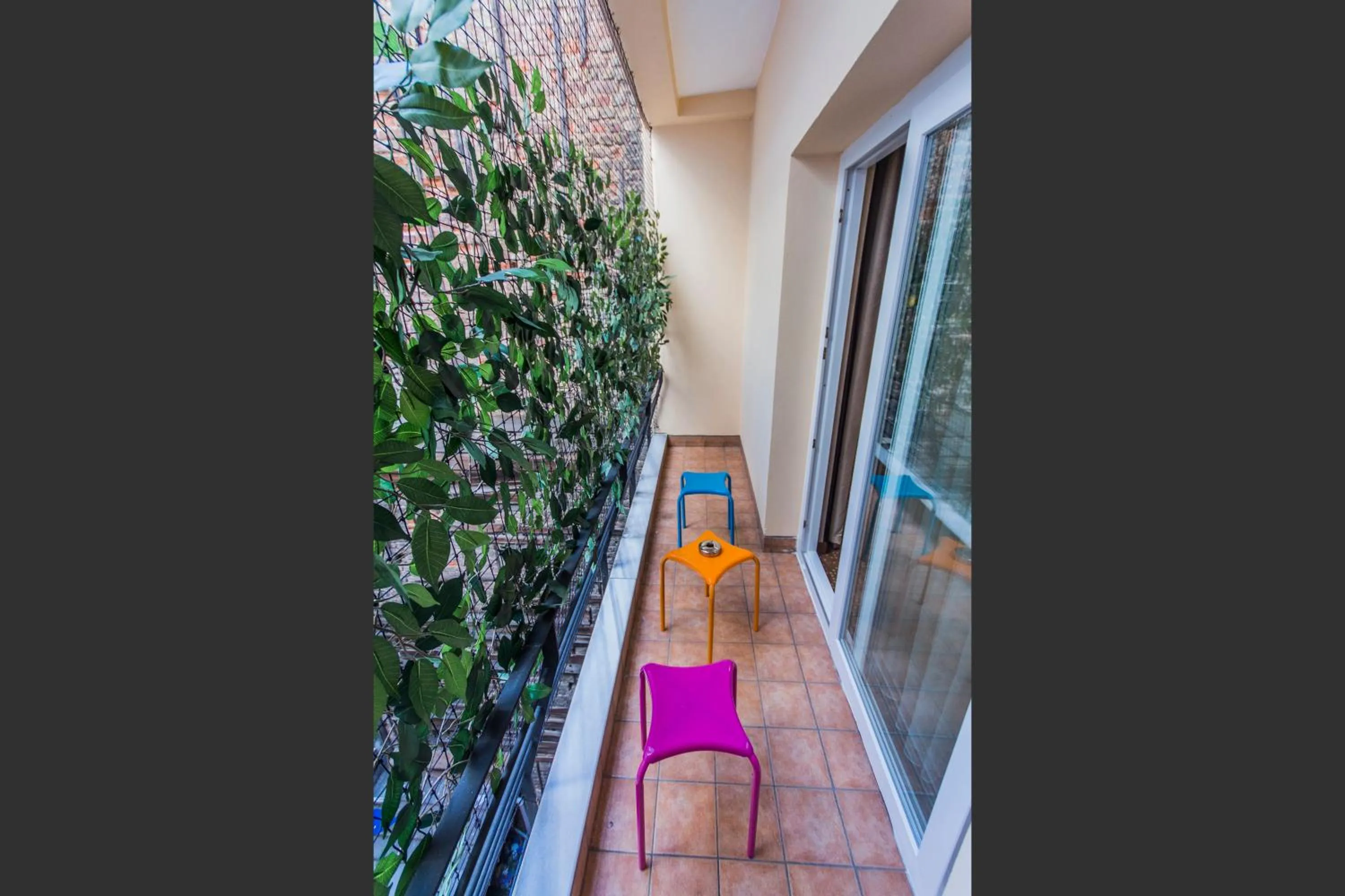 Patio in Taksim Cihangir Fidan Residence Hotel