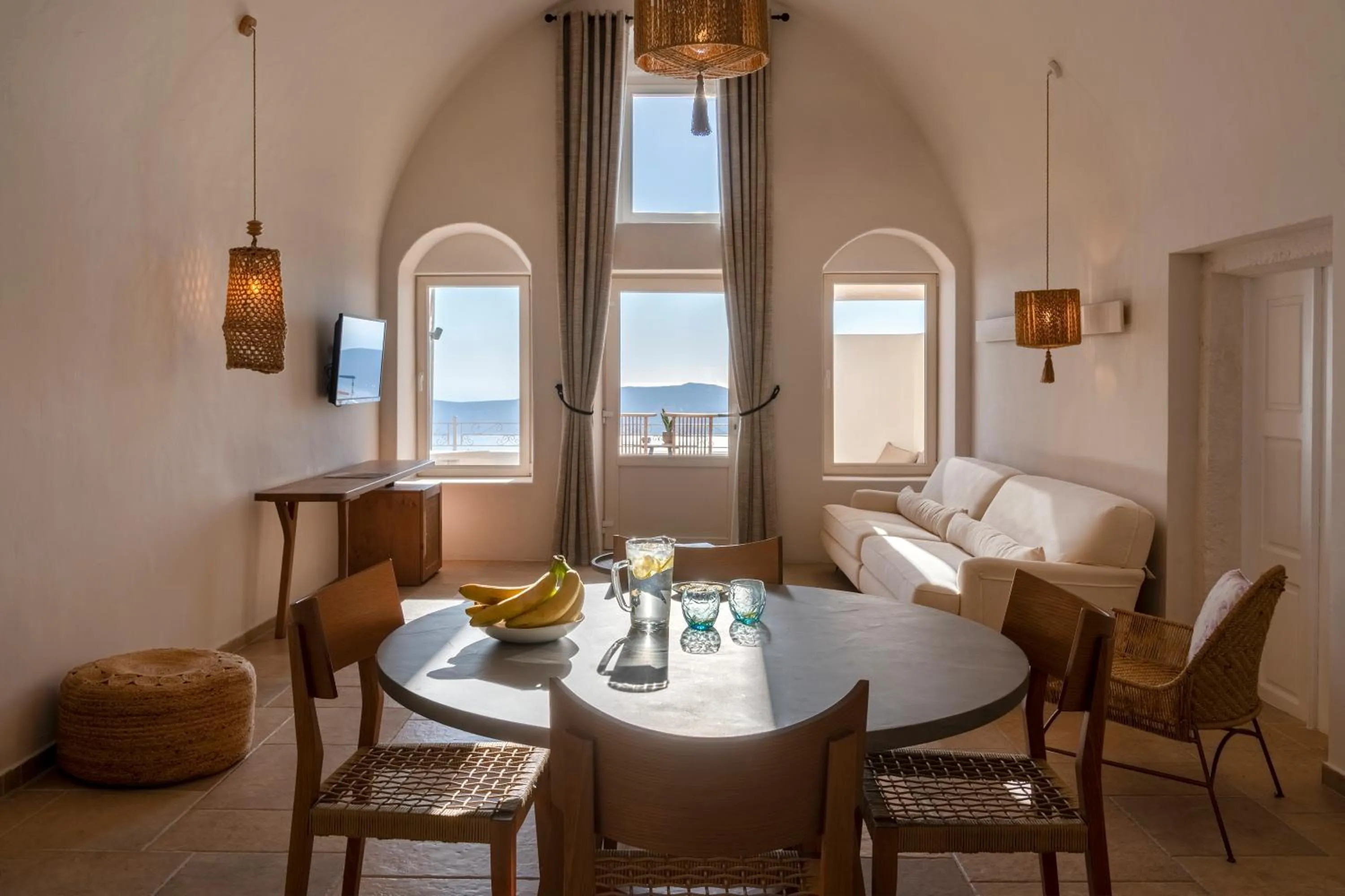 Living room in La Maltese Estate