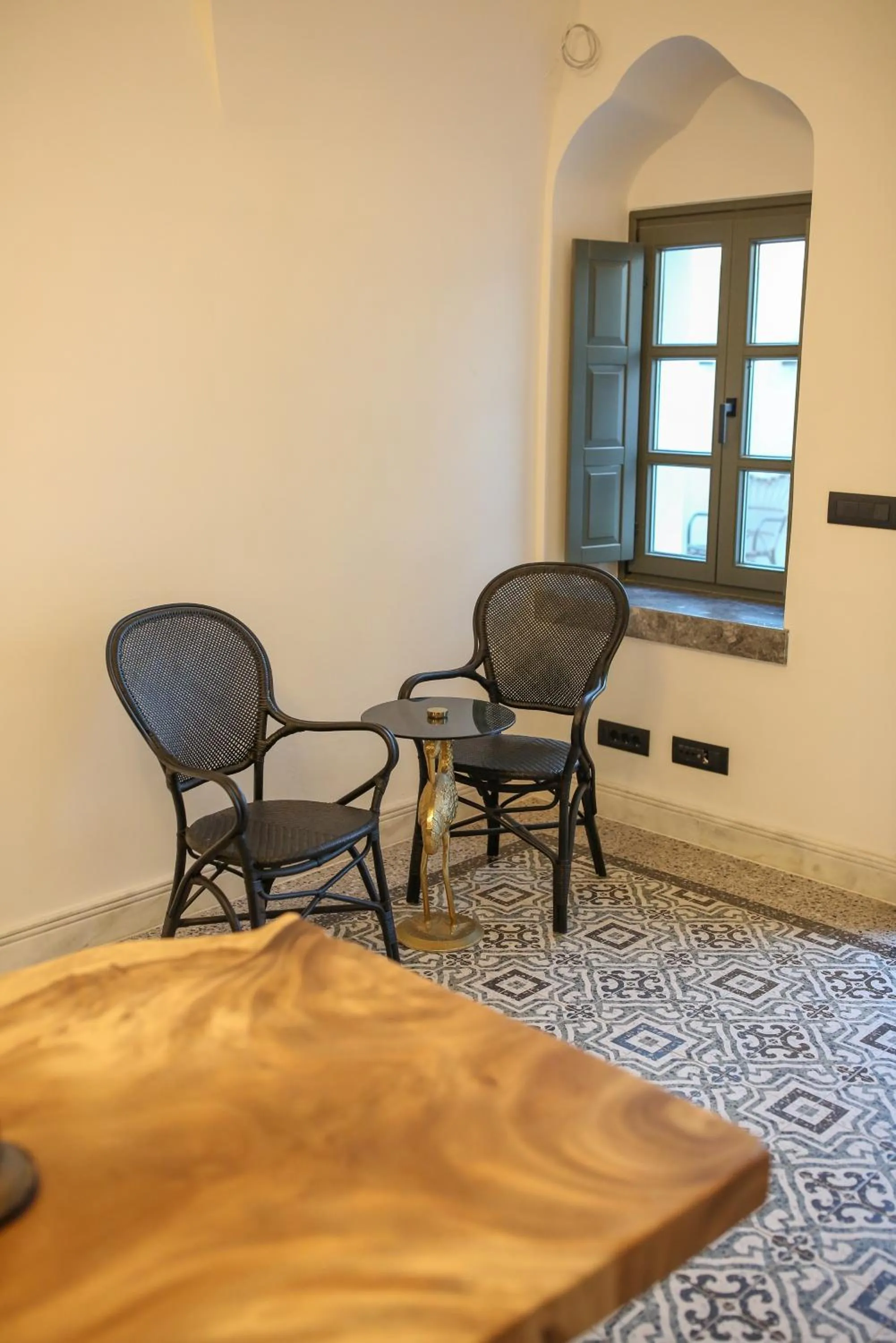 Seating area in La Maltese Estate