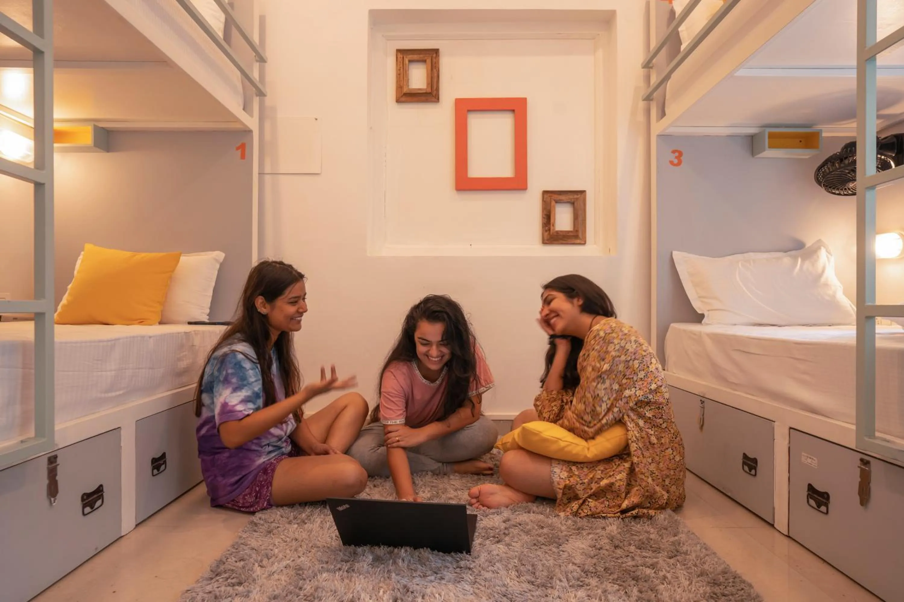 Photo of the whole room, Bed in Zostel Rishikesh, Laxman Jhula