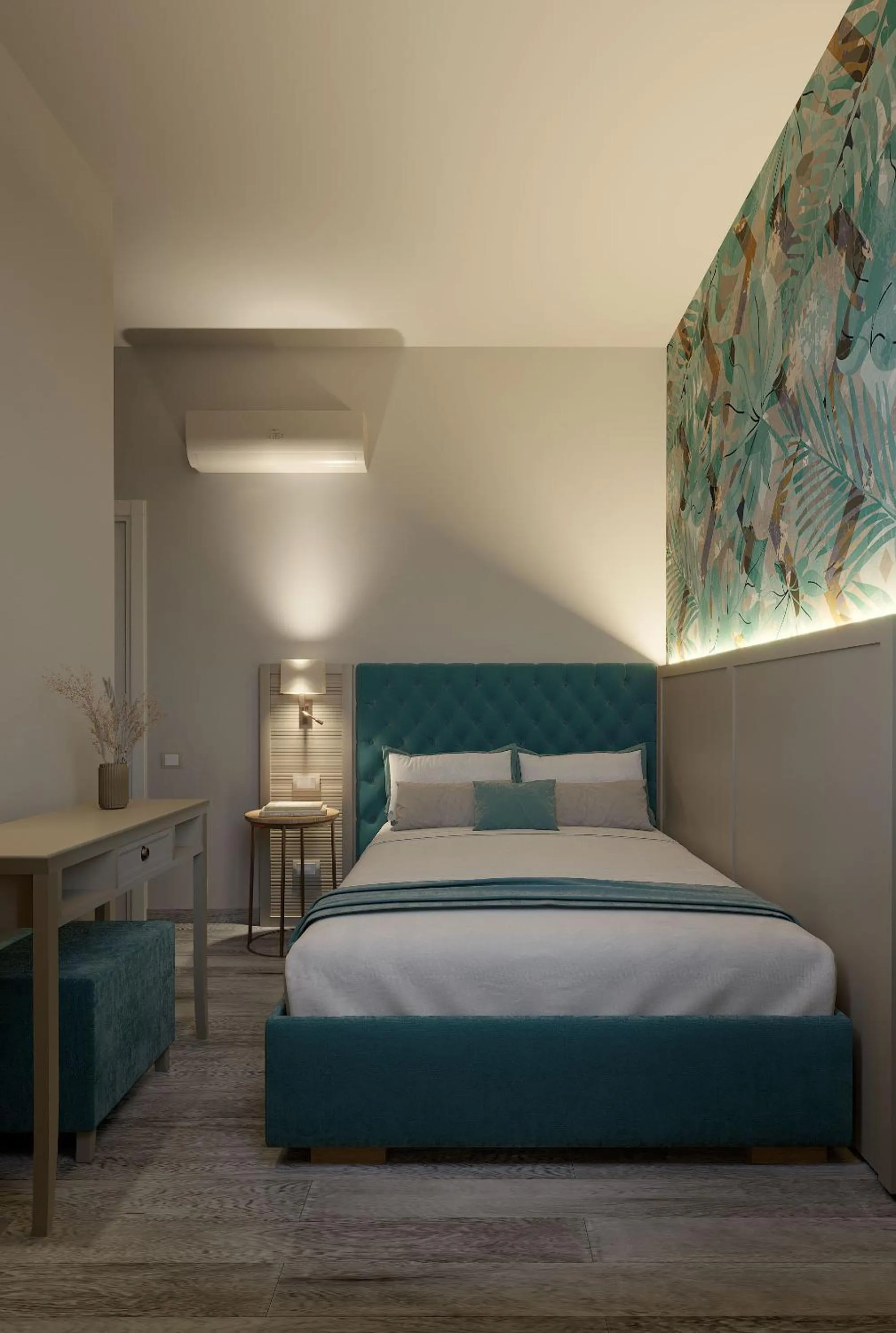 Photo of the whole room, Bed in PFA Hotel Viareggio