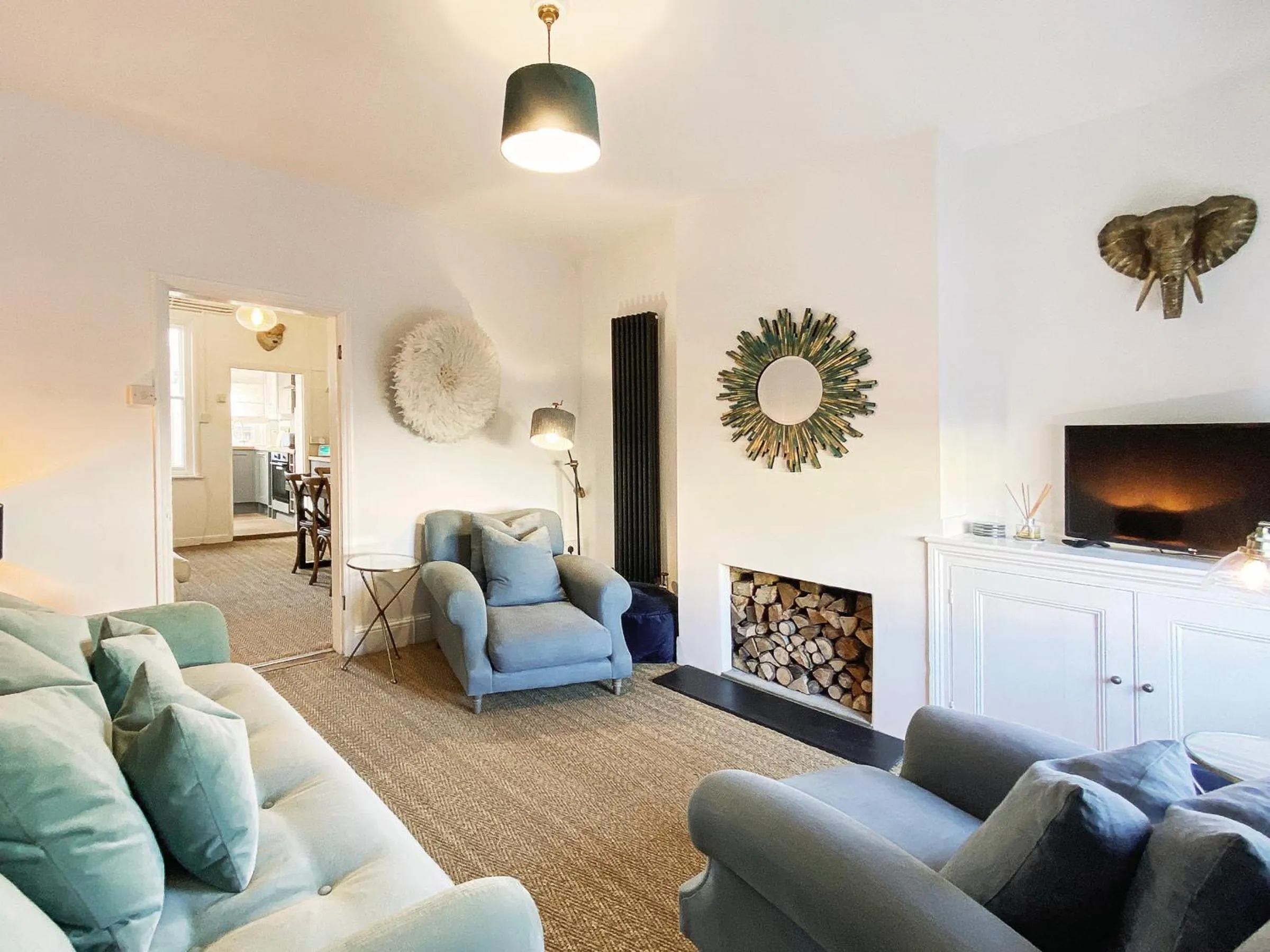 Living room in 3 Chestnut Terrace by The Suffolk Cottage Collection