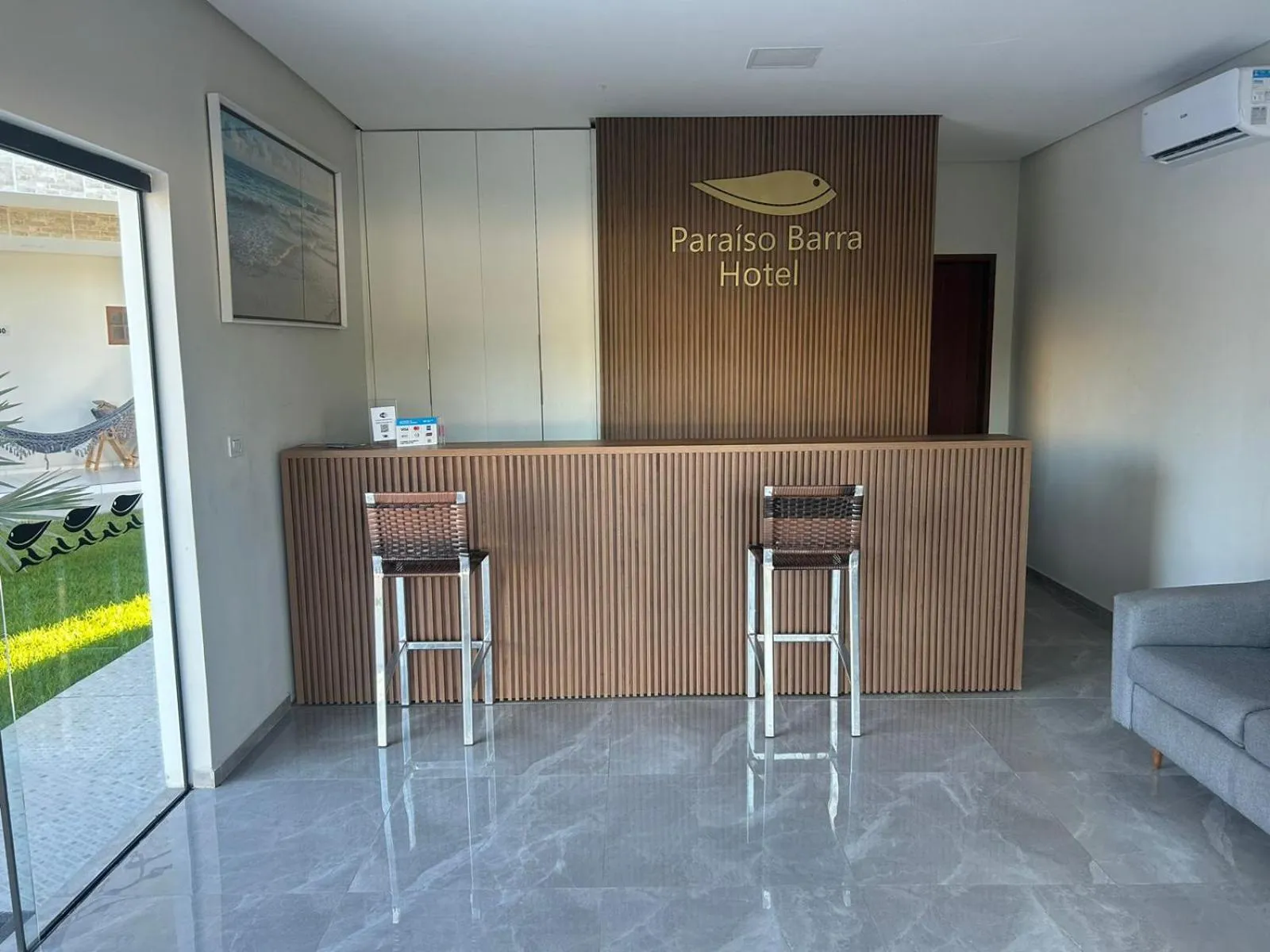 Lobby or reception in Paraiso Barra Hotel