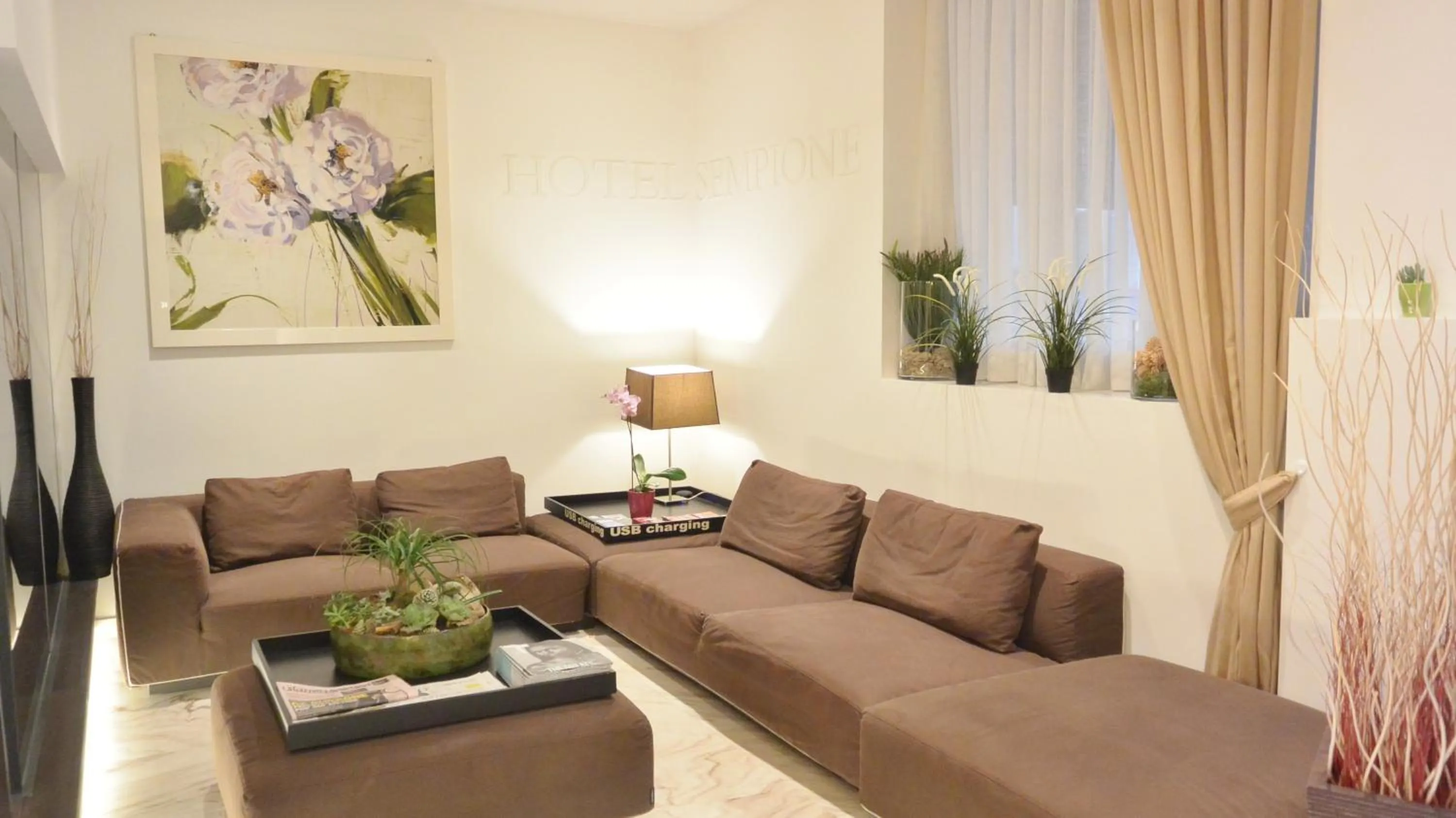 Lobby or reception in Hotel Sempione