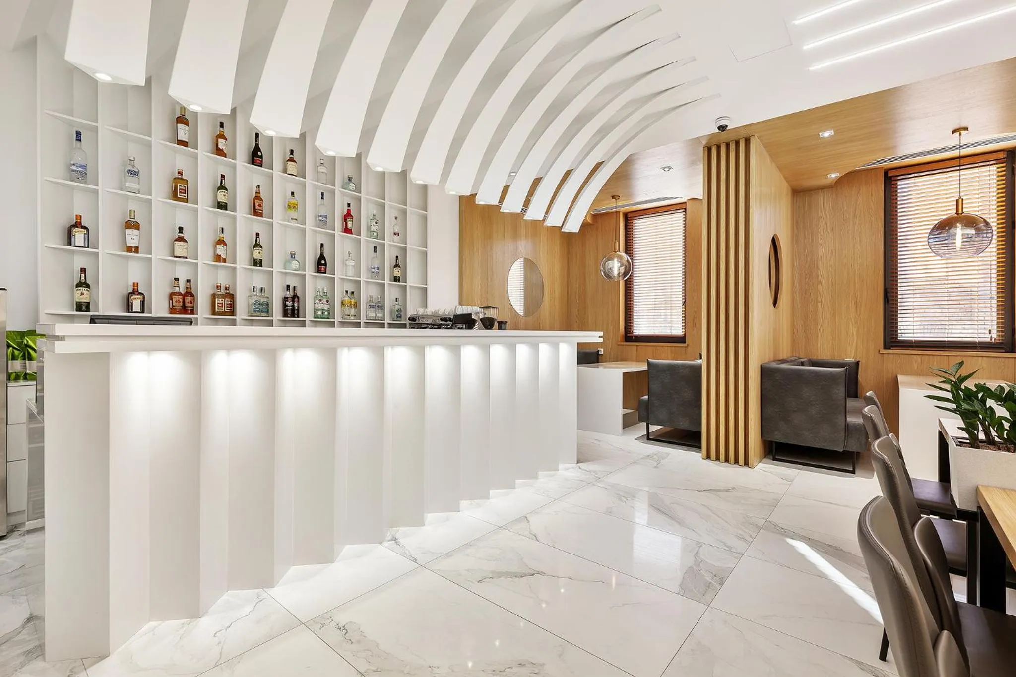 Lounge or bar in Clocks Hotel Tbilisi